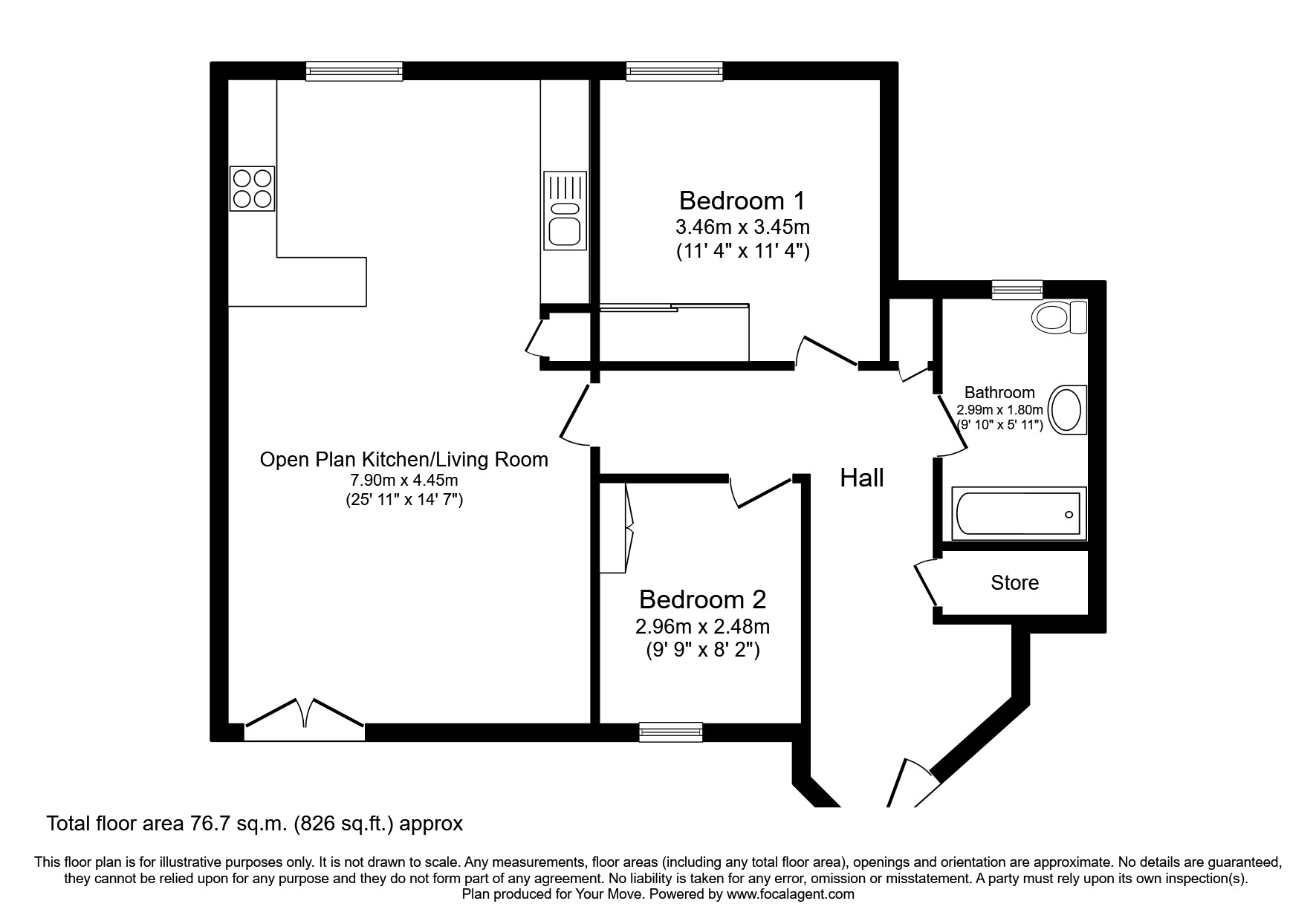 Milton Street, Dundee, Angus DD3, 2 bedroom flat for sale 64428082