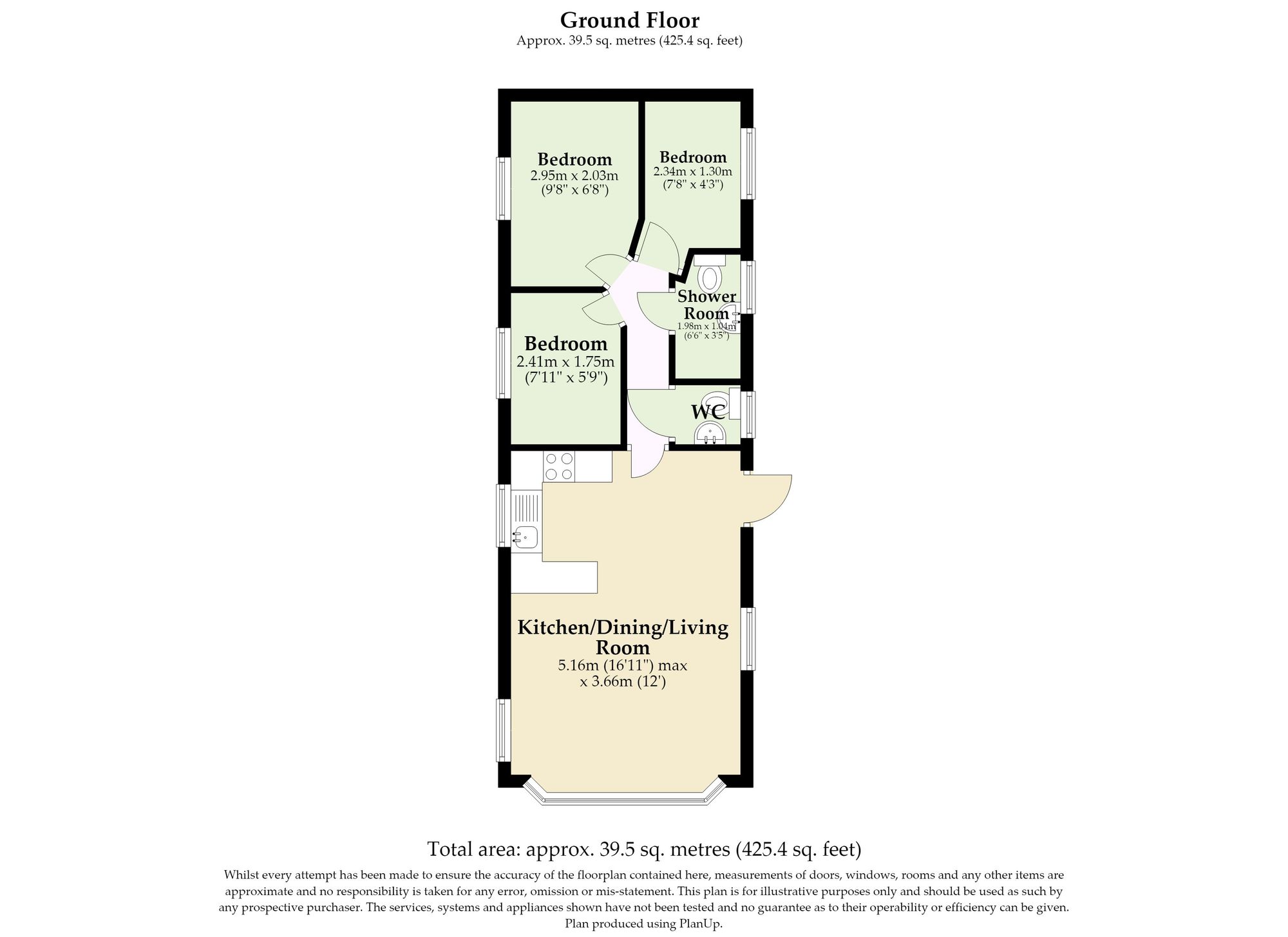 Willerby Rio, Coast Road, Lowestoft floorplan