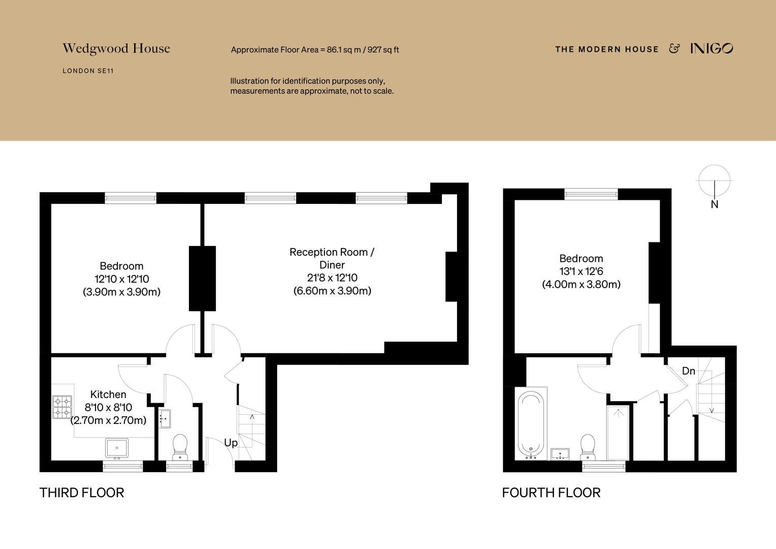 Flat 137, Wedgwood House, Lambeth Walk, London floorplan