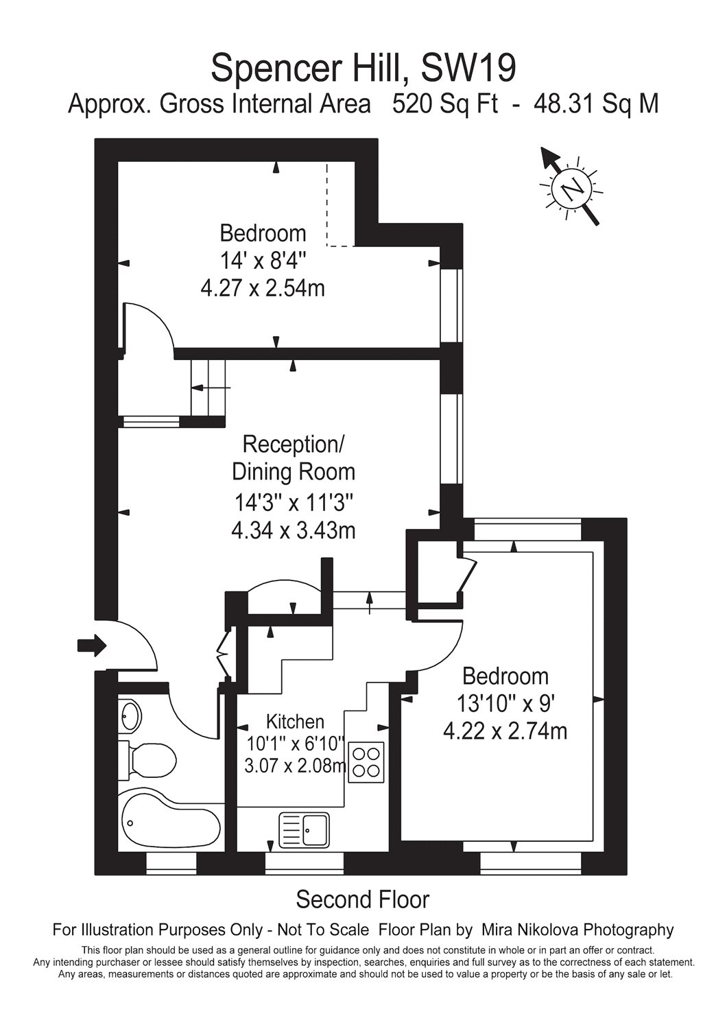 2 Bedrooms Flat to rent in Spencer Hill, London SW19