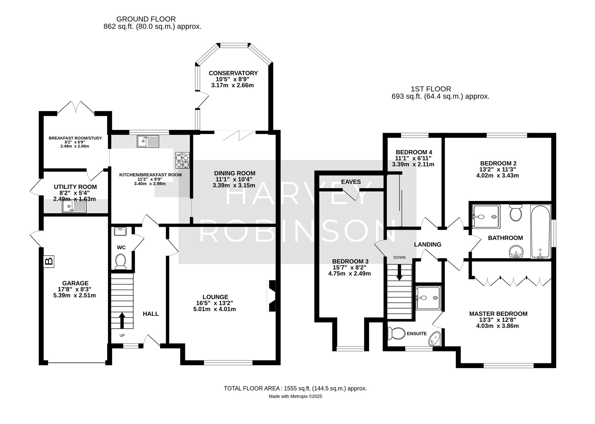25a Great North Road, Huntingdon floorplan