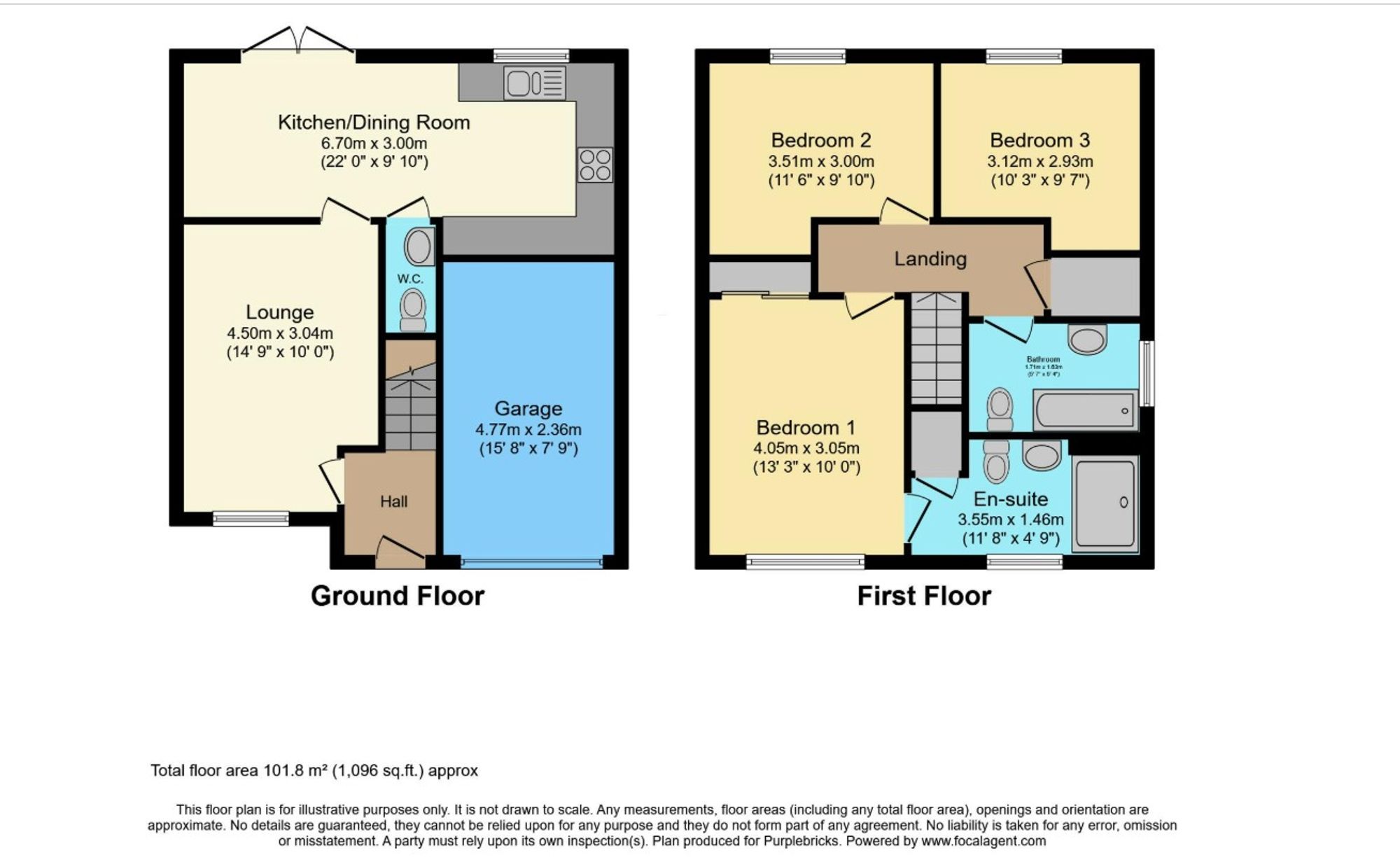 39 Haining Wynd, Glasgow floorplan