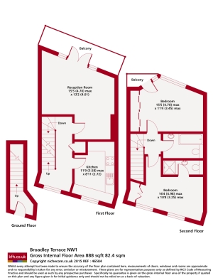2 Bedrooms Flat to rent in Broadley Terrace, London NW1