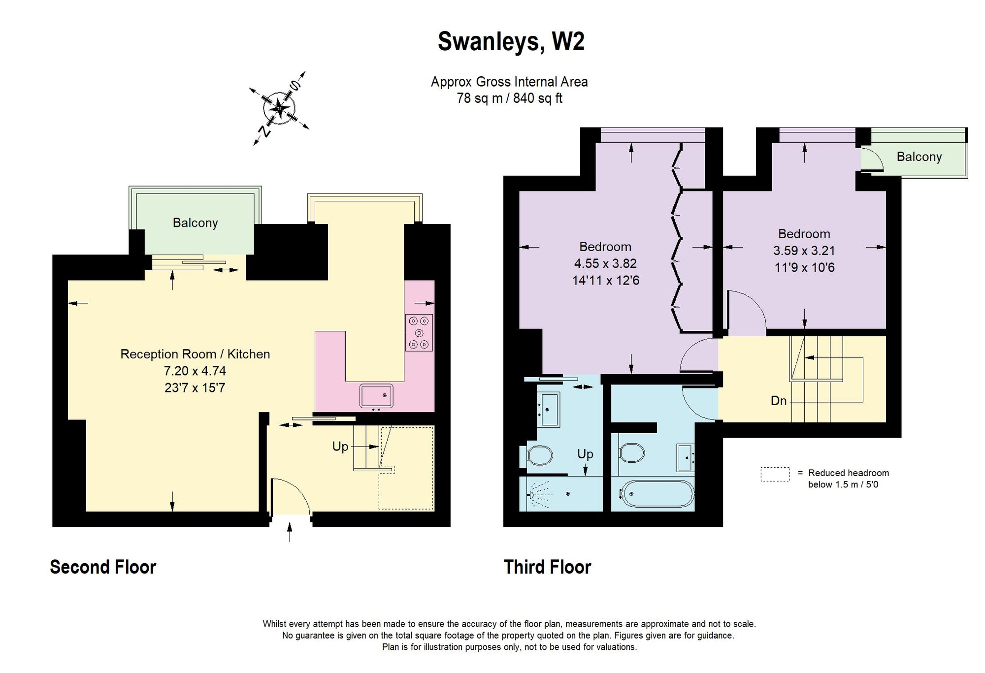 Flat 31, Swanleys, London floorplan
