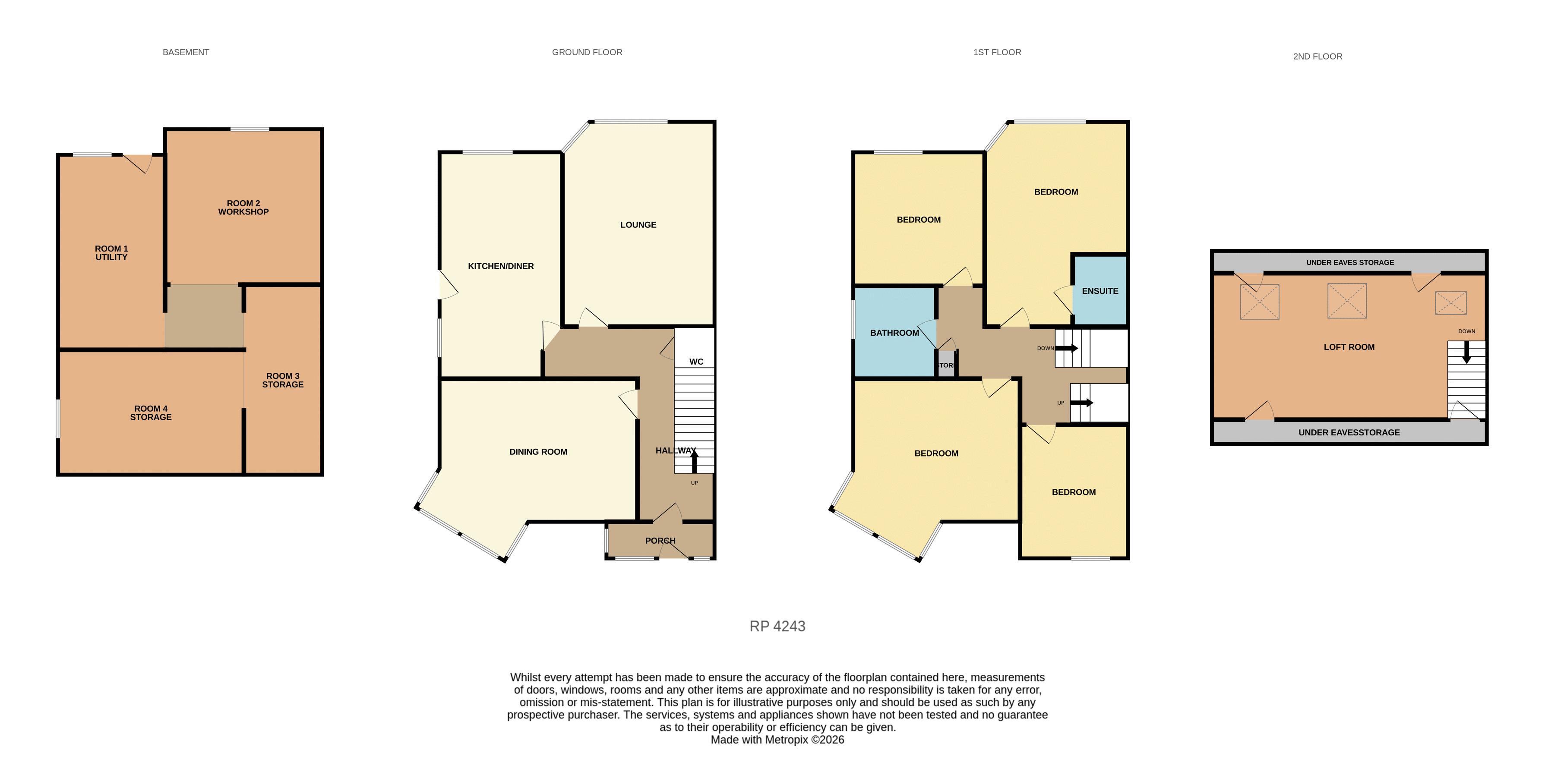 48, Victoria Park, Colwyn Bay floorplan