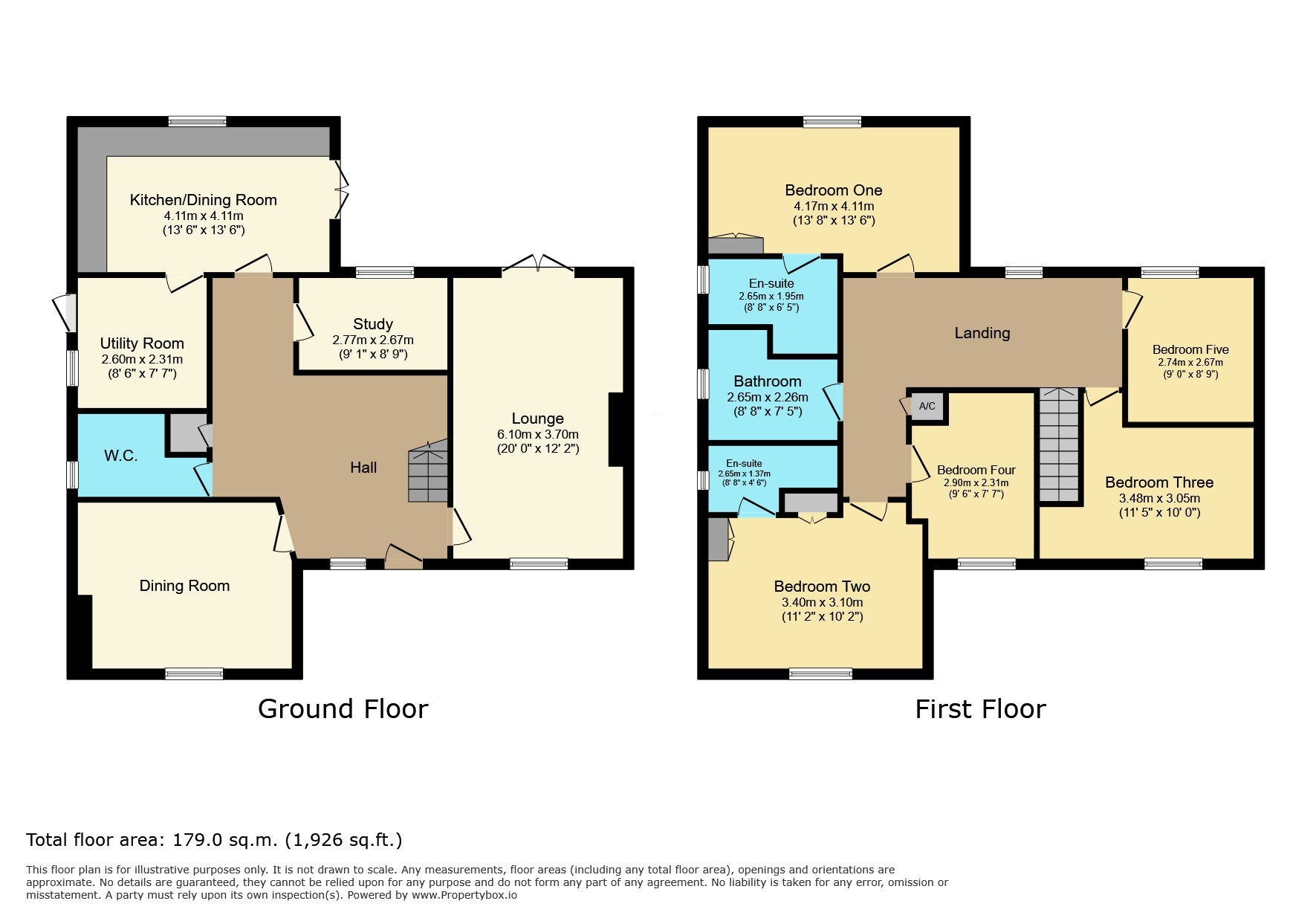 4 Whitethorns Close, Lutterworth floorplan