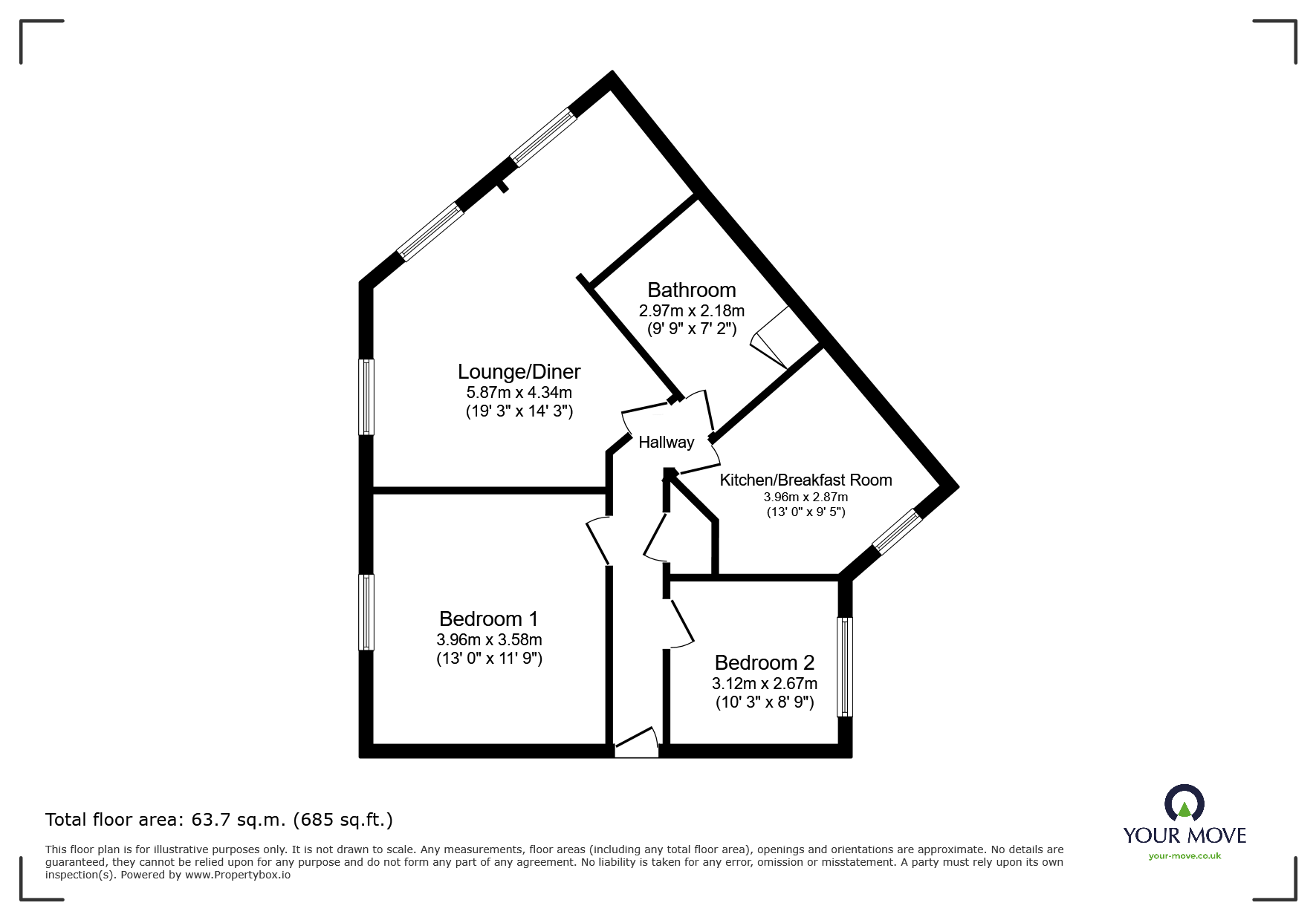 88, Black Eagle Court, Staffordshire floorplan