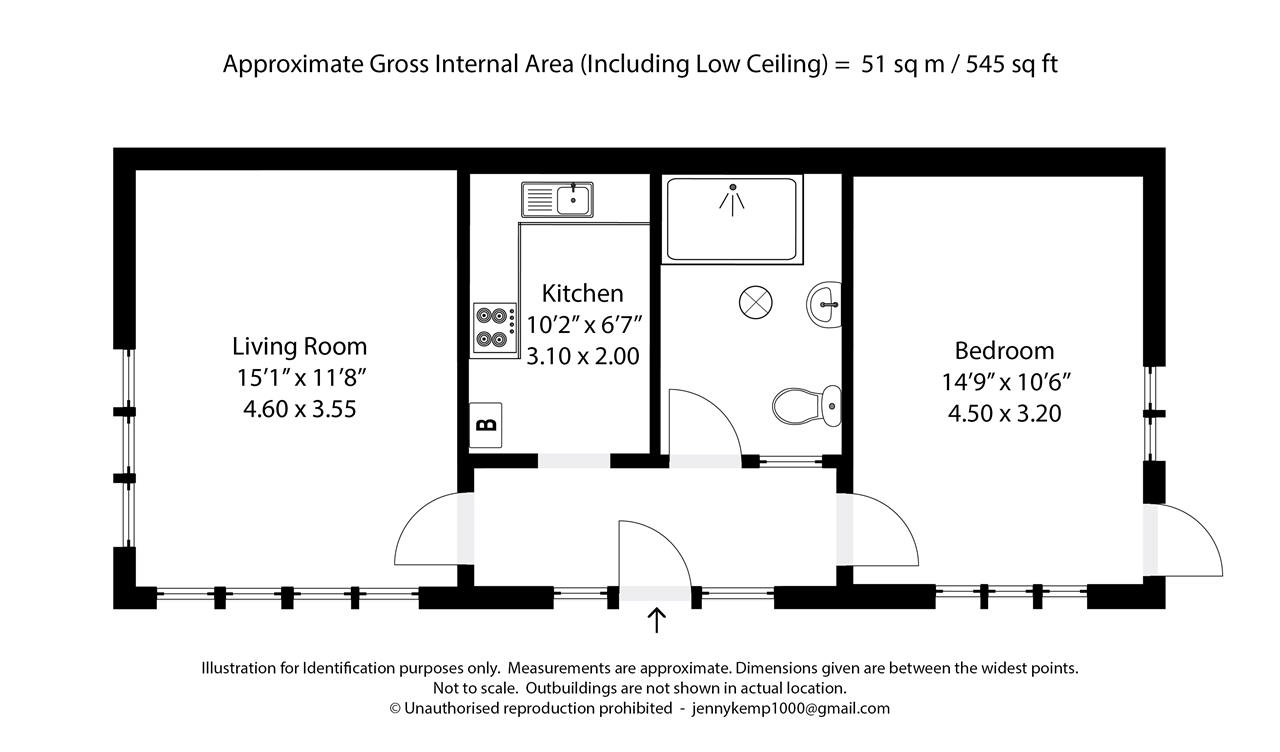 The Cottage, Faversham floorplan