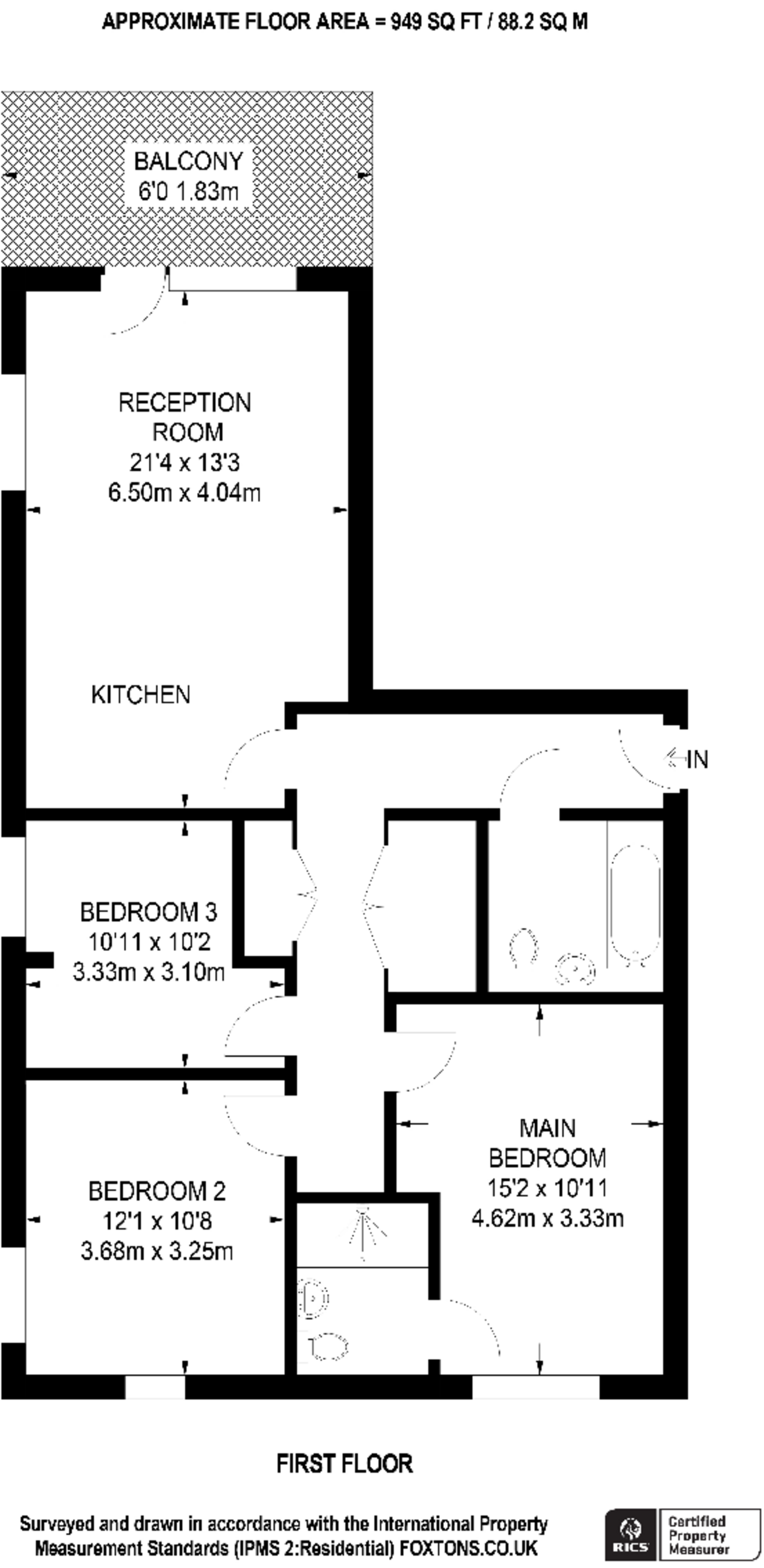 Wren House, Walthamstow floorplan