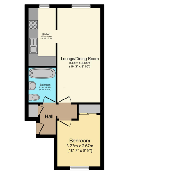 Flat 69, Granary Court,, Haslers Lane, Dunmow floorplan