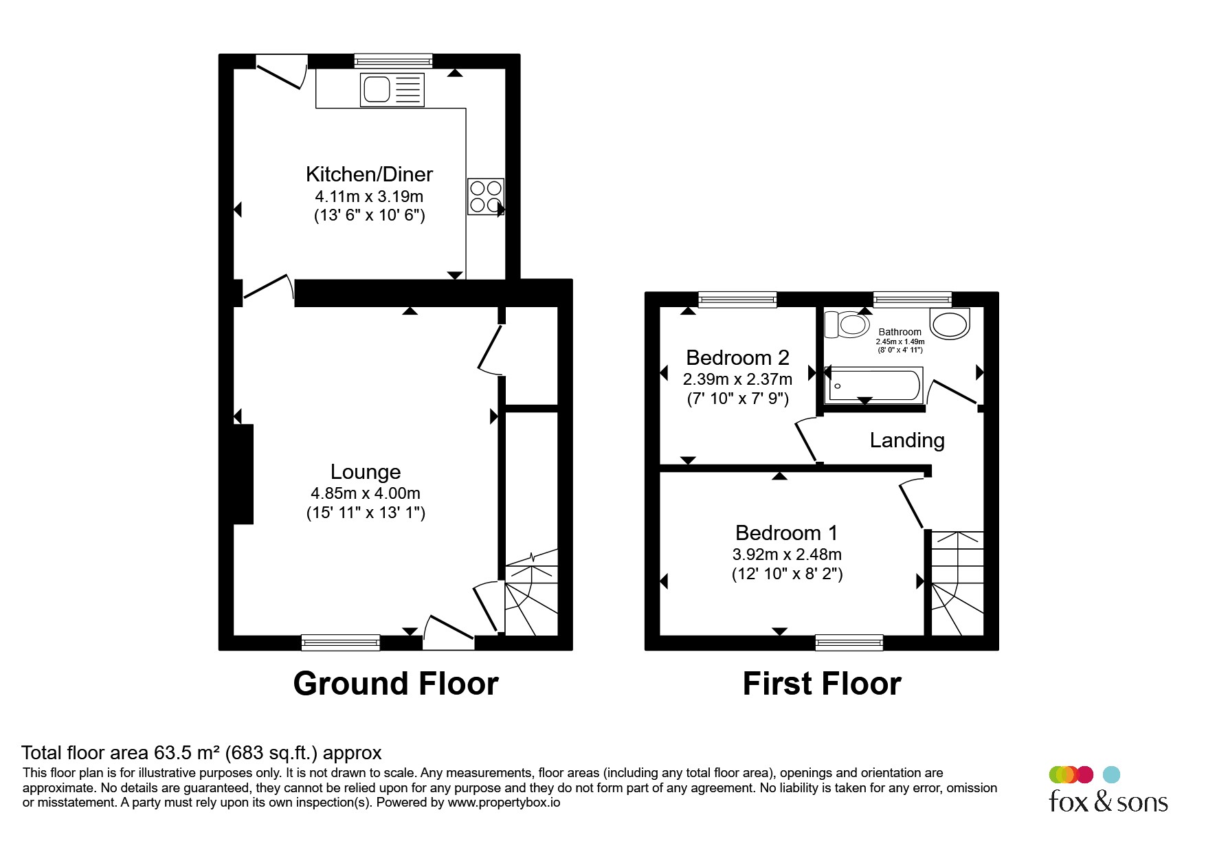 1, Lang Road, Crewkerne floorplan