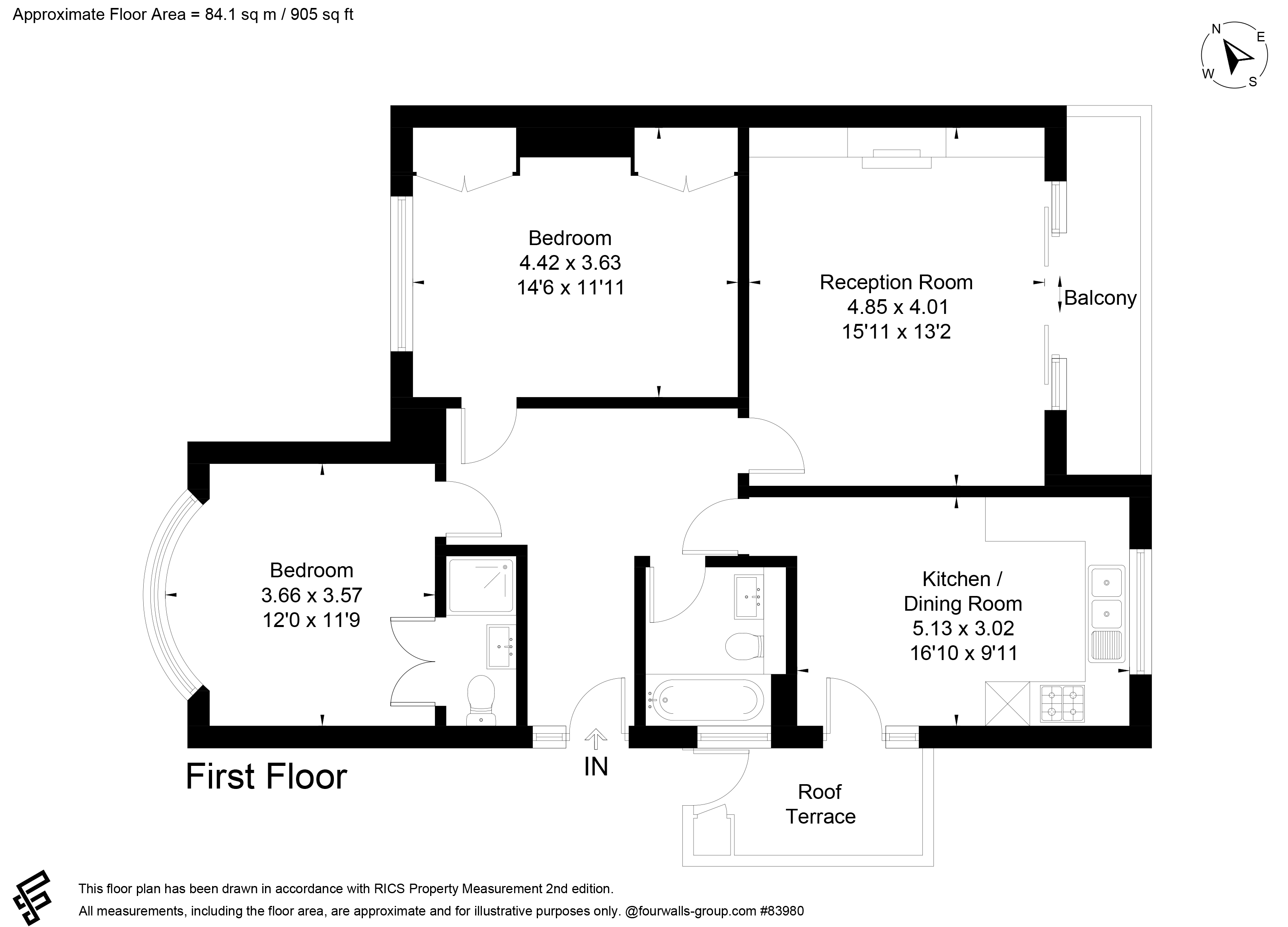 11, Glendale Drive, London floorplan