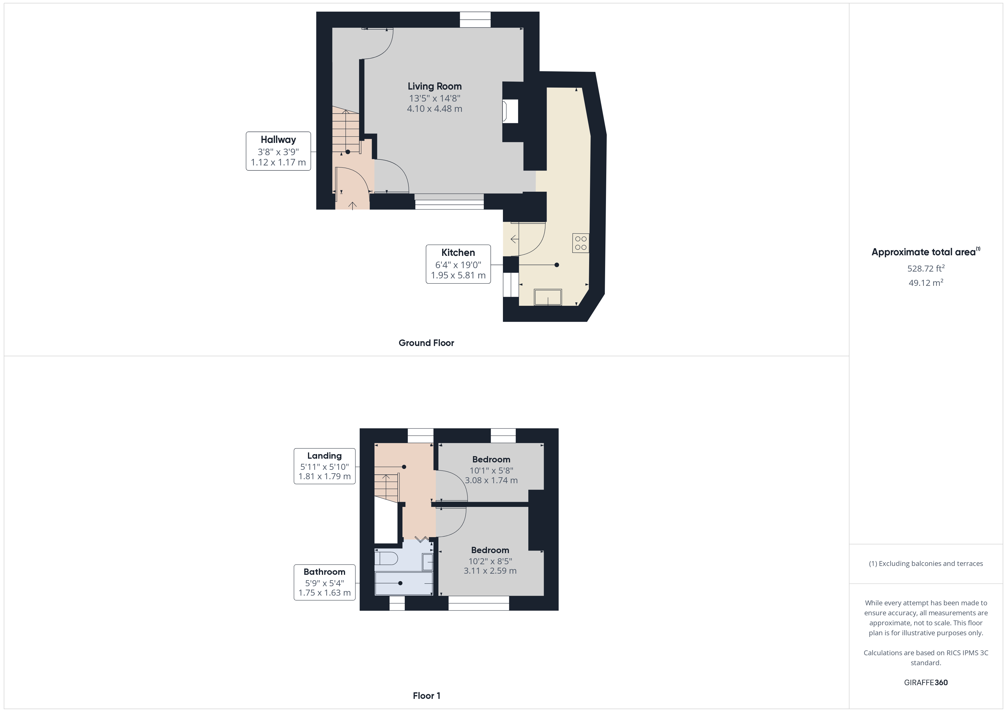12, Ebenezer Place, West Yorkshire floorplan