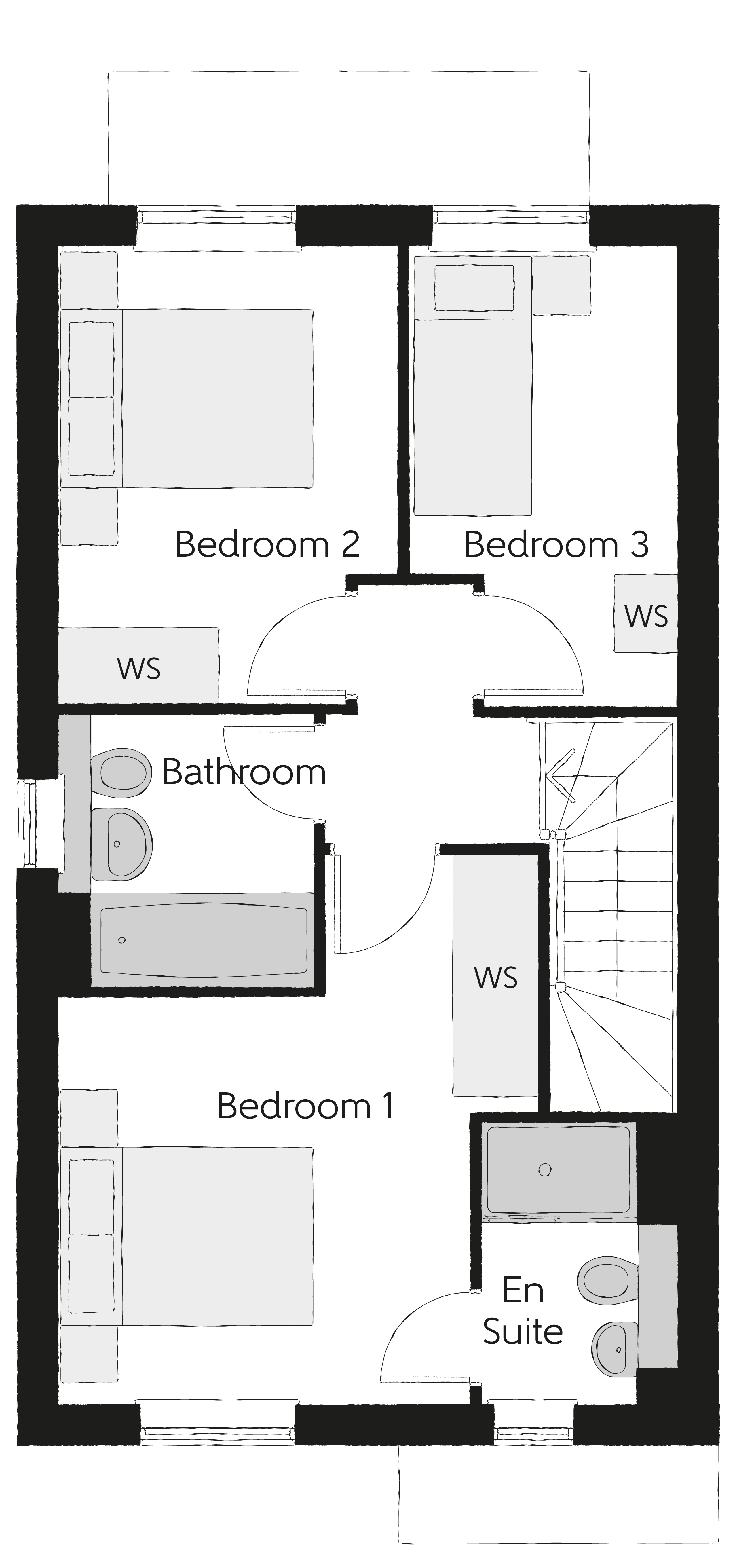 Ranshaw Drive, Stafford floorplan