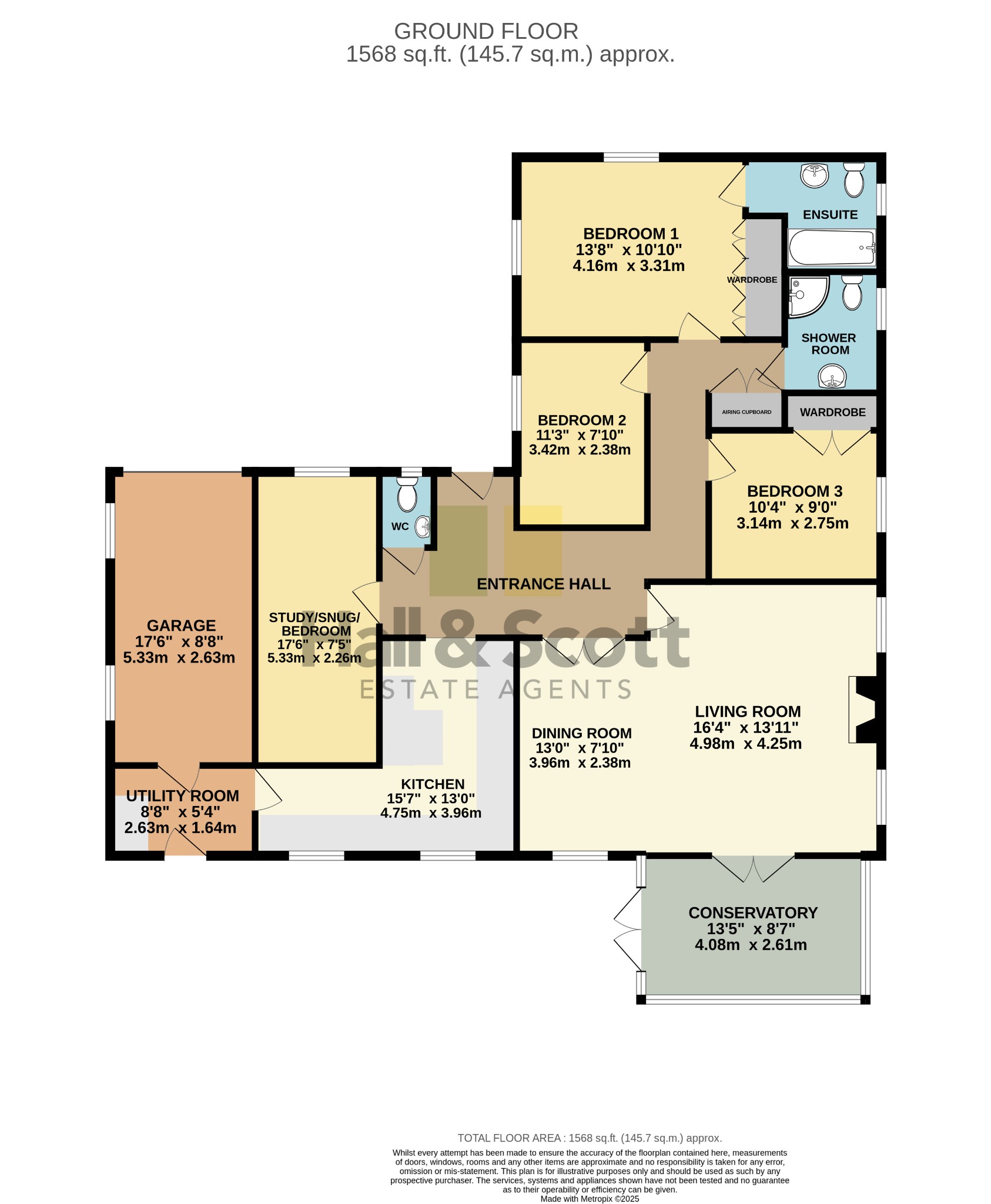 2 Hylands Close, Higher Broad Oak Road, Ottery St Mary floorplan