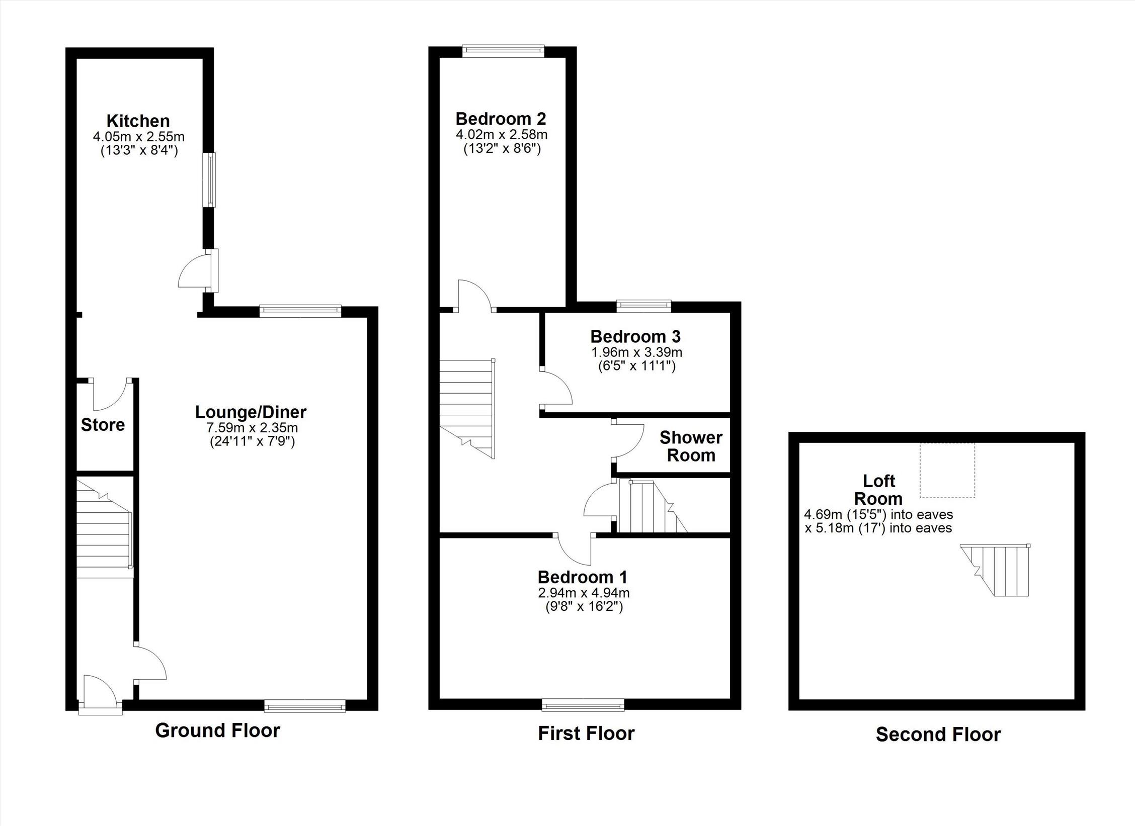3 Bedrooms  for sale in George Street, Morecambe LA4
