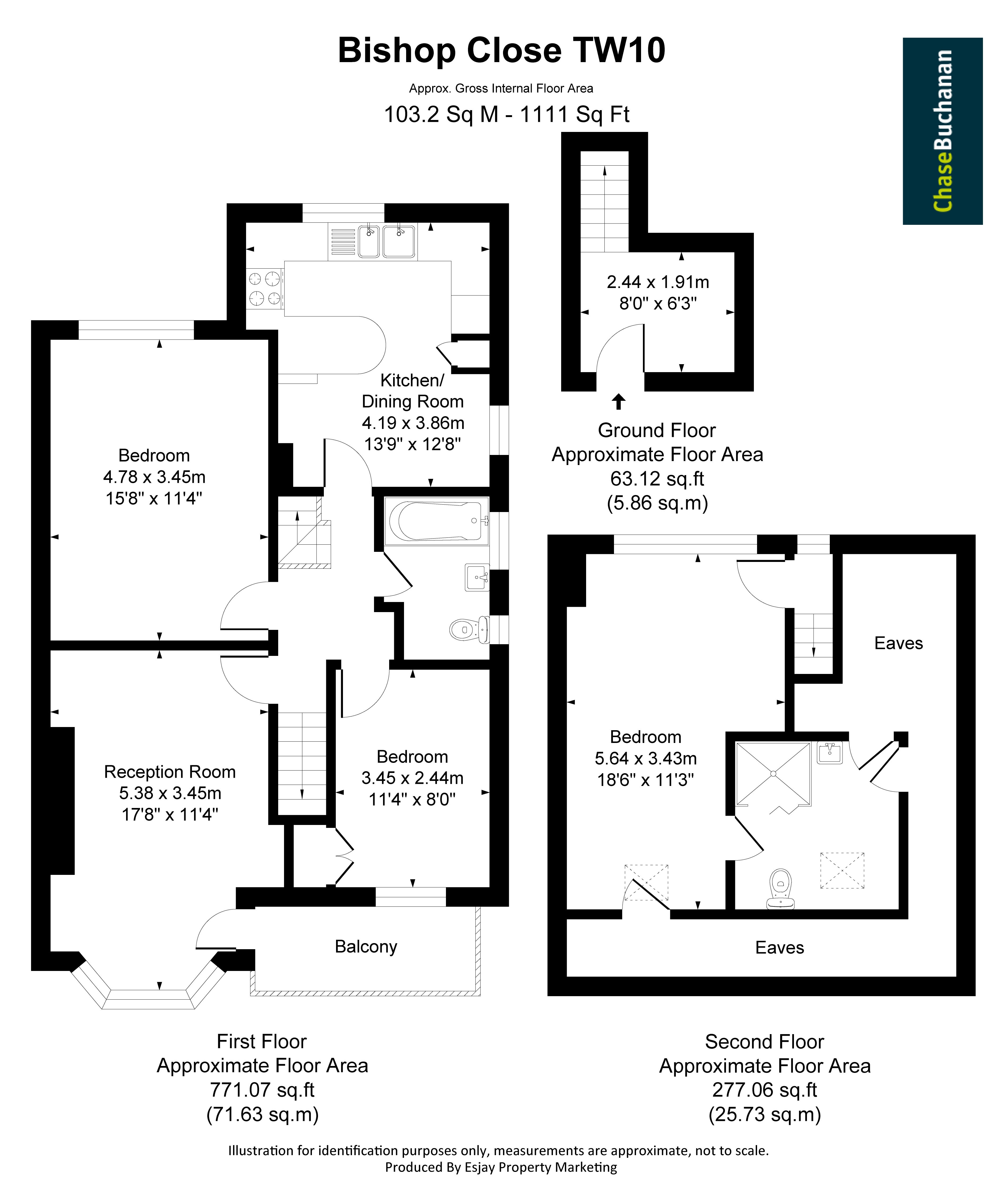 36, Bishops Close, Richmond floorplan