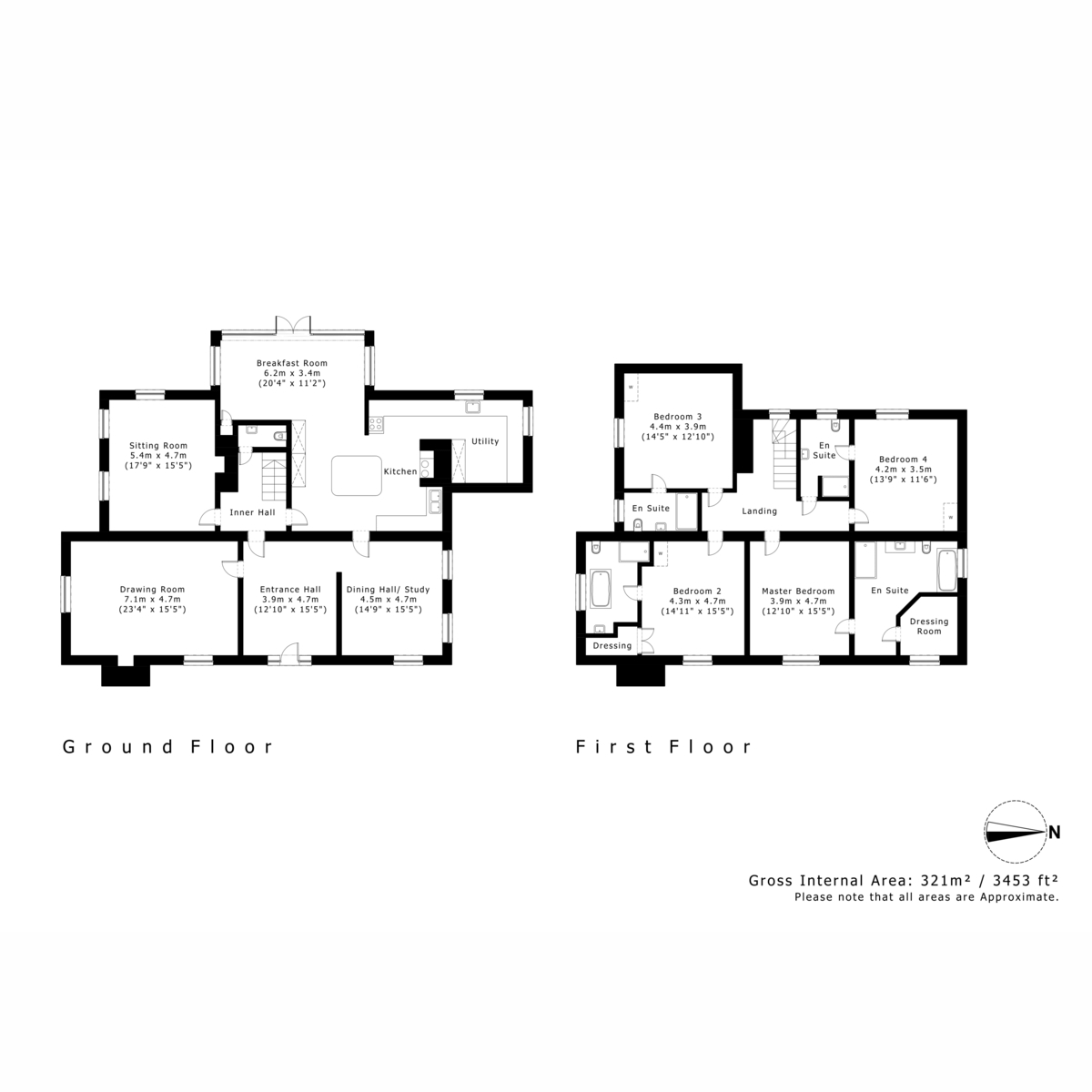 Shell Mill Farm, Shell, Worcestershire floorplan