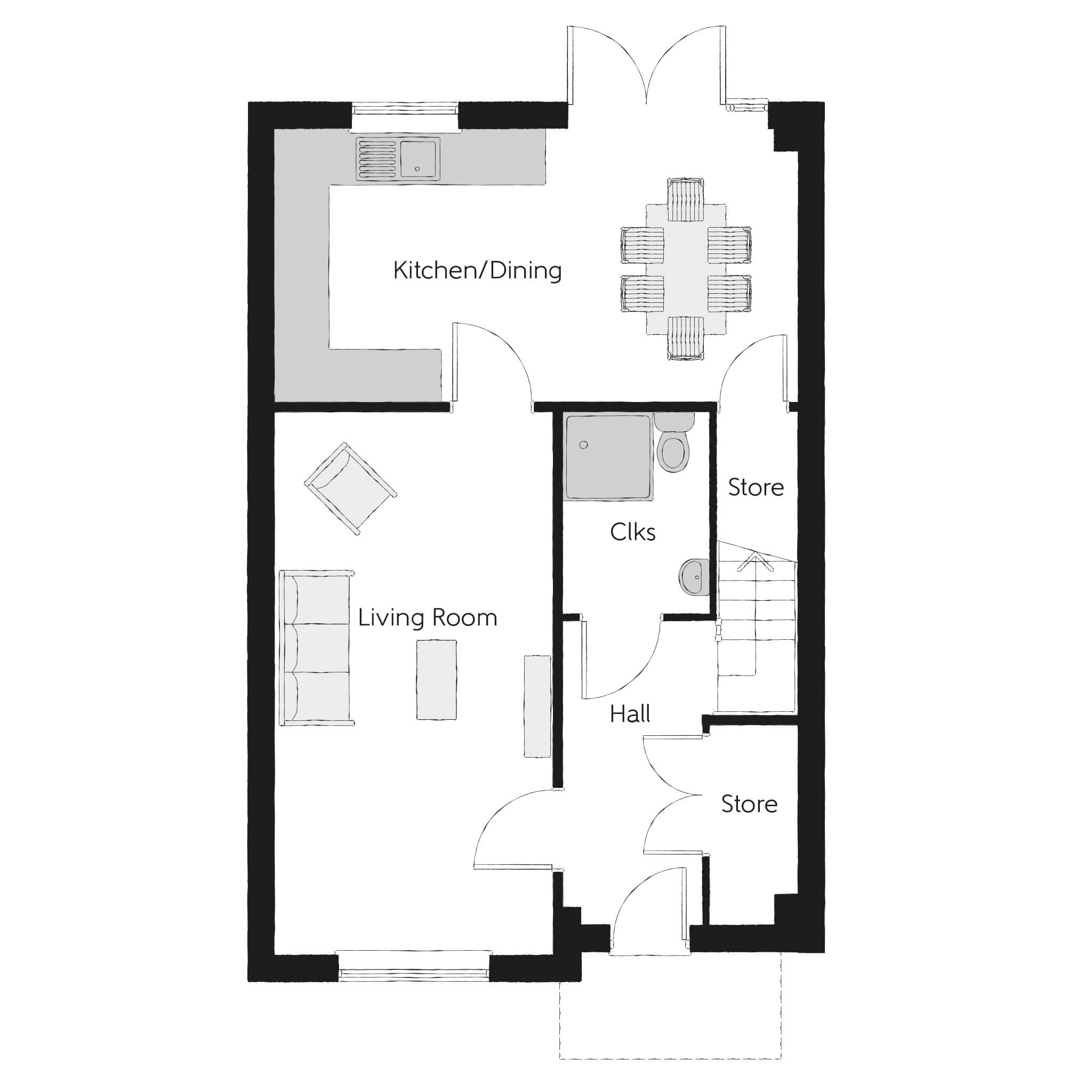 128, 40 Redding Road, Leighton Buzzard floorplan