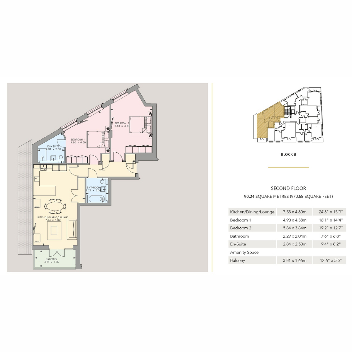 Flat Unit 39, Whetstone Square, 1064 - 1072 High Road, London floorplan