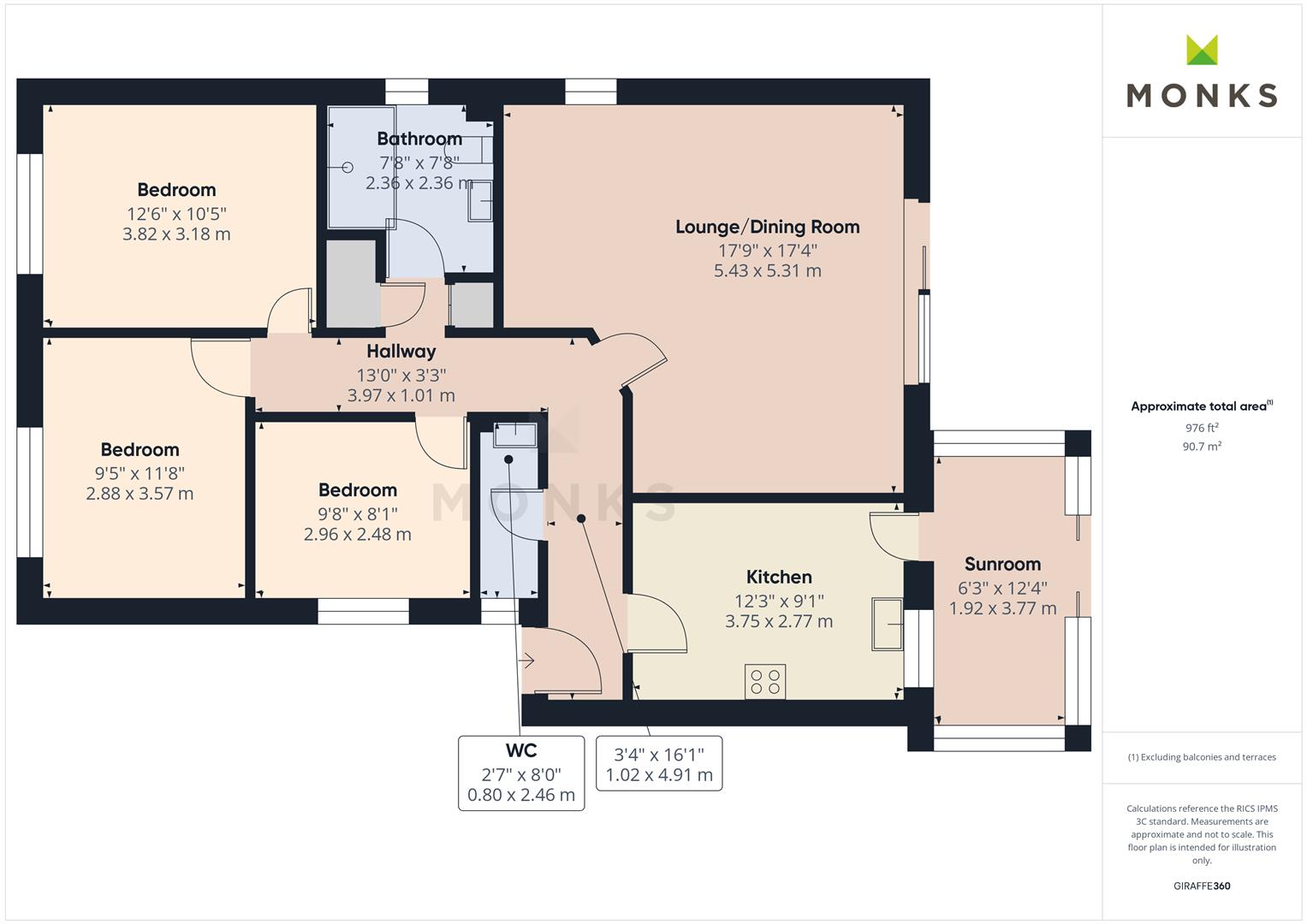 62, Kynaston Drive, Shrewsbury floorplan