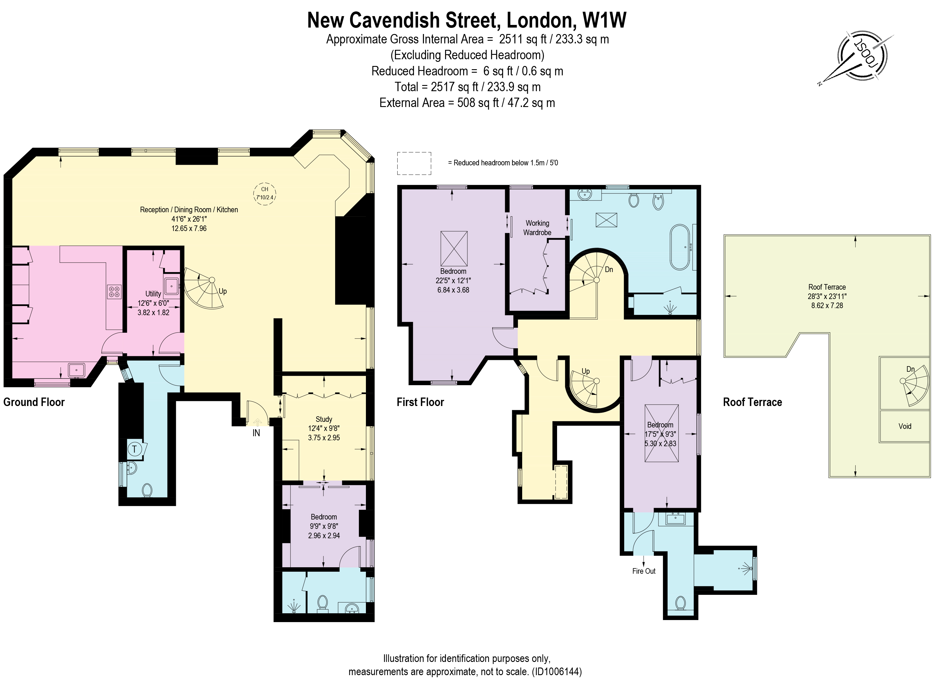 91, New Cavendish Street, London floorplan