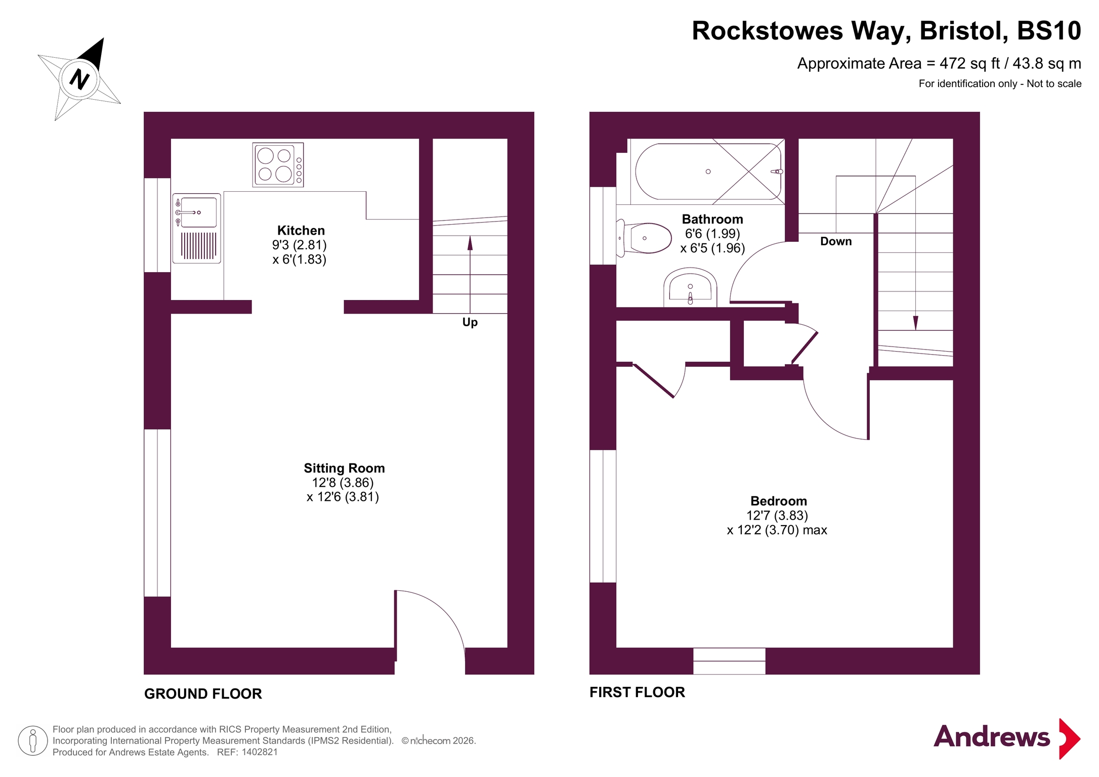 18, Rockstowes Way, Bristol floorplan