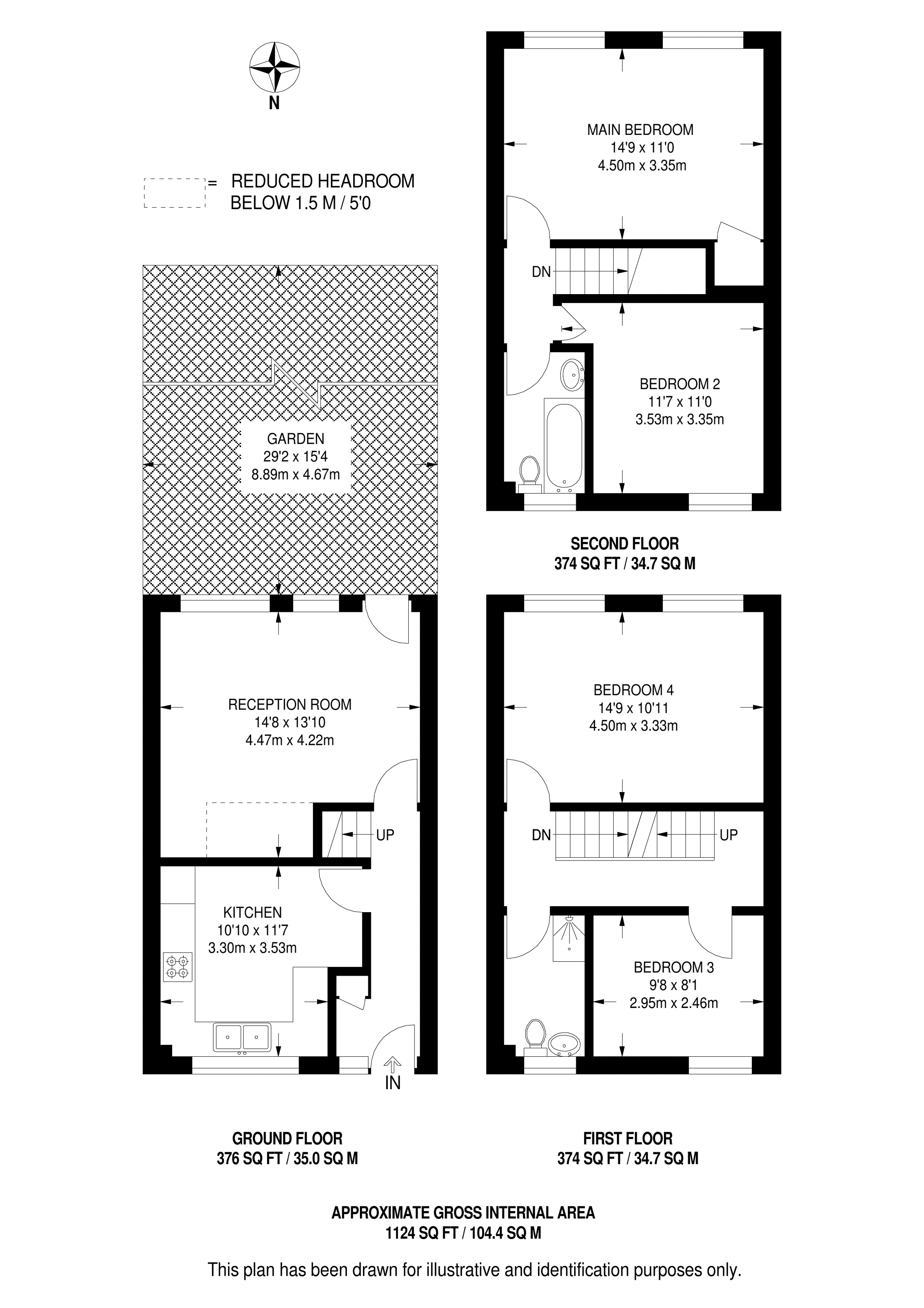 Howard Road, Stoke Newington floorplan
