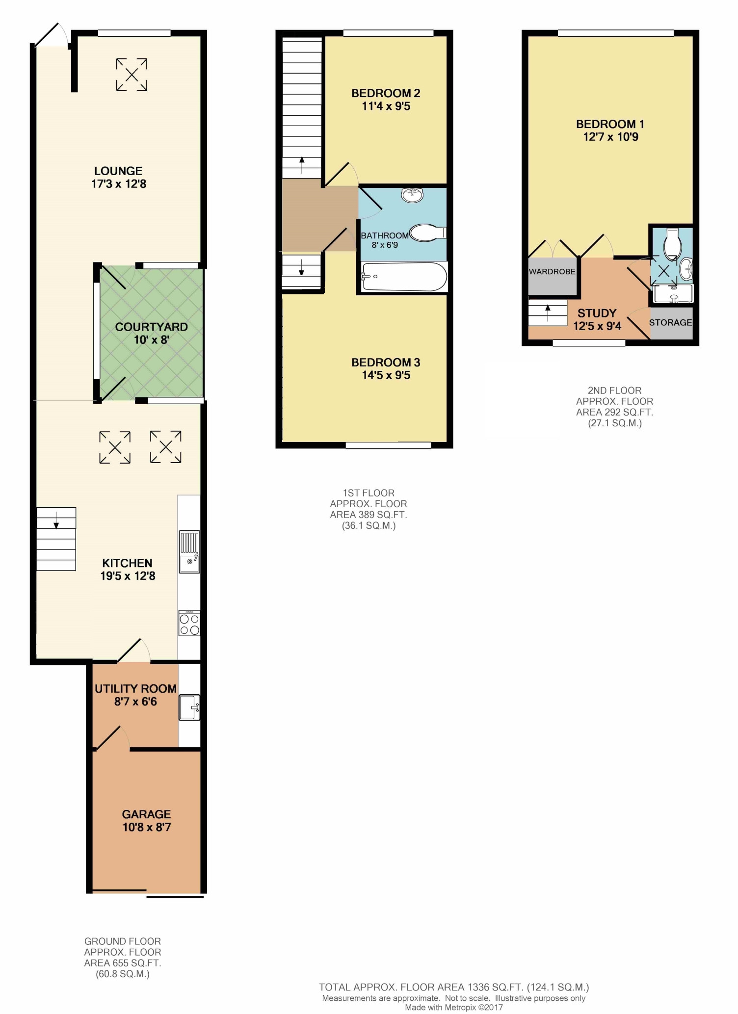 47, Curtis Way, London floorplan