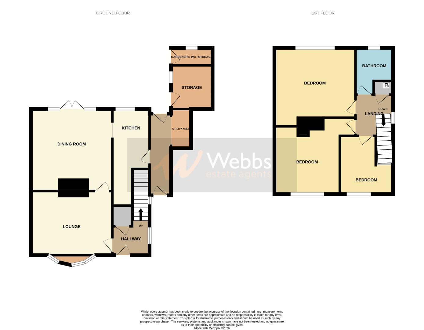 11, Hilton Lane, Walsall floorplan