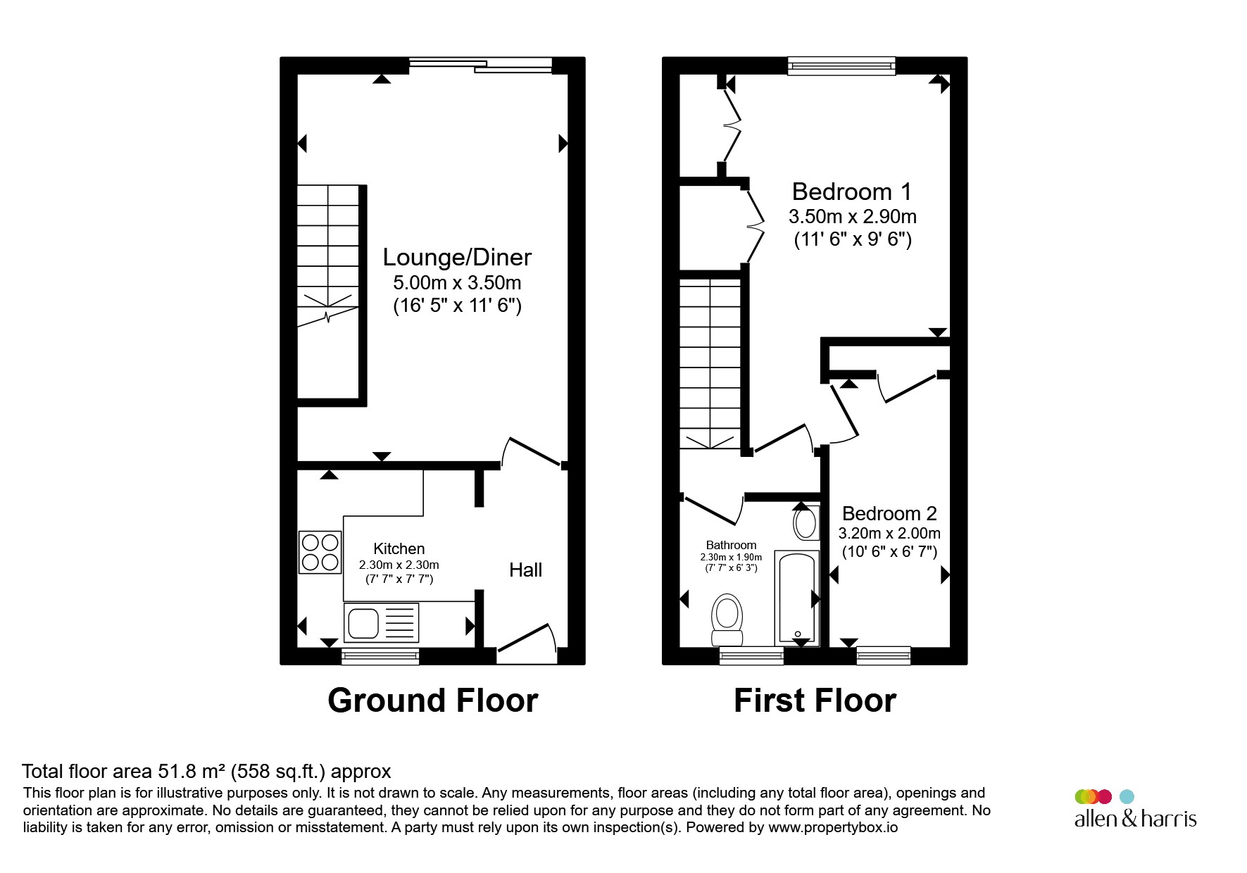 48, Upper Whatcombe, Frome floorplan