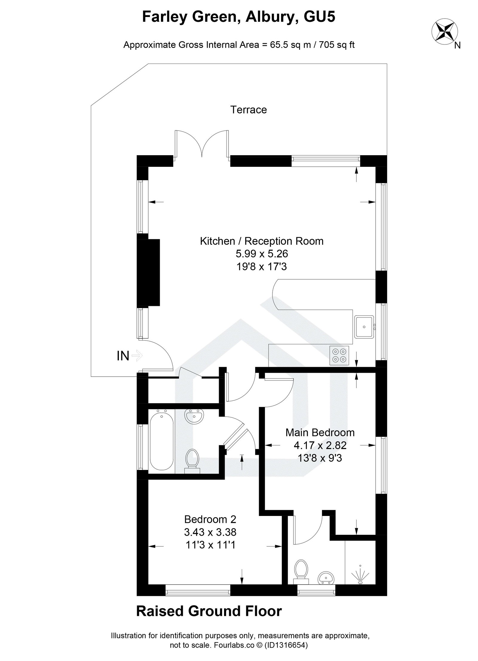Anvil Lodge, 96 Edgeley Park, Farley Green, Guildford floorplan
