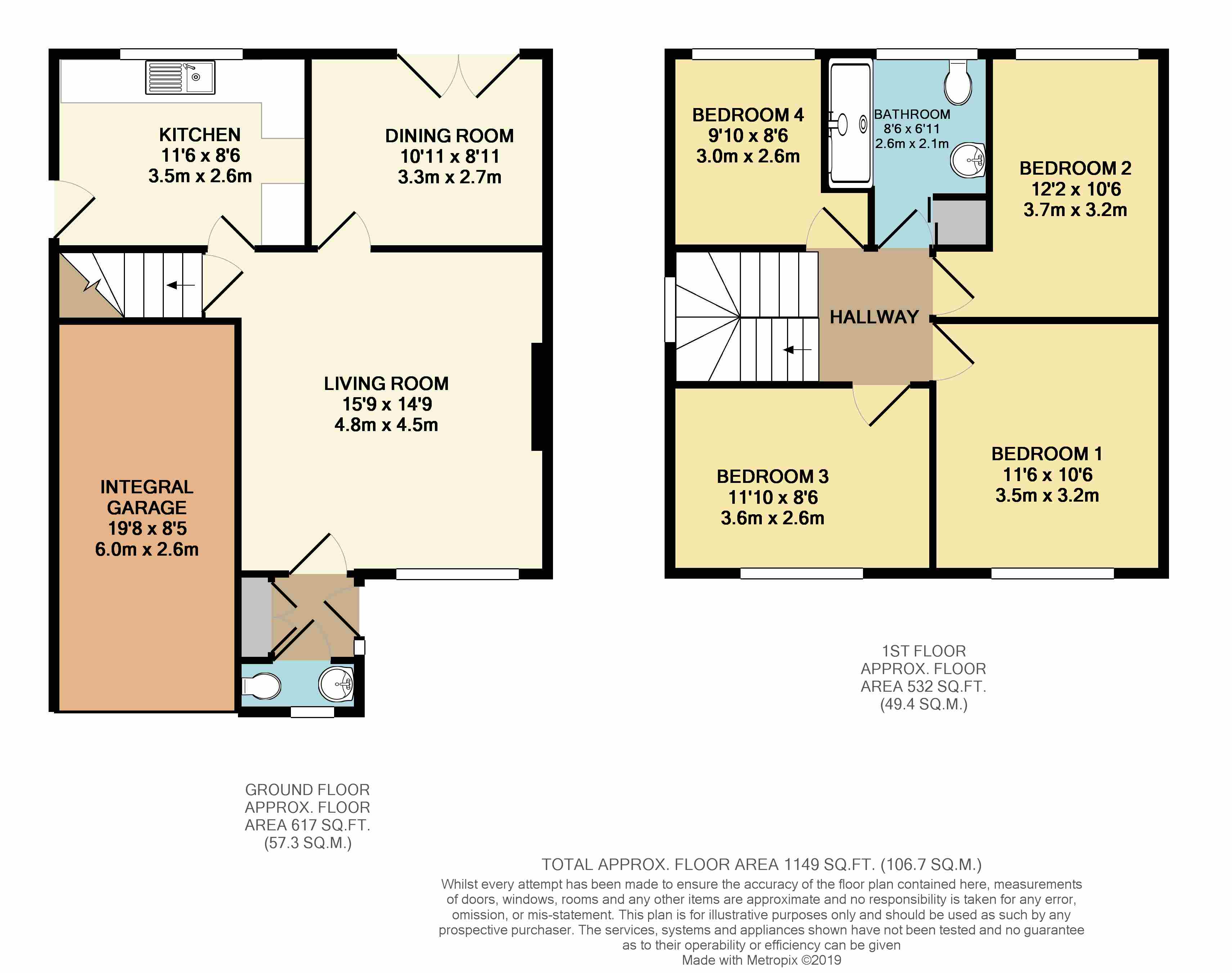 4 Bedrooms Detached house for sale in Meadow View, North Wingfield, Chesterfield S42