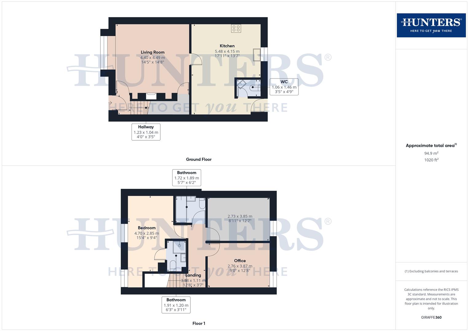 2, Sportsmans Place, Stanley floorplan
