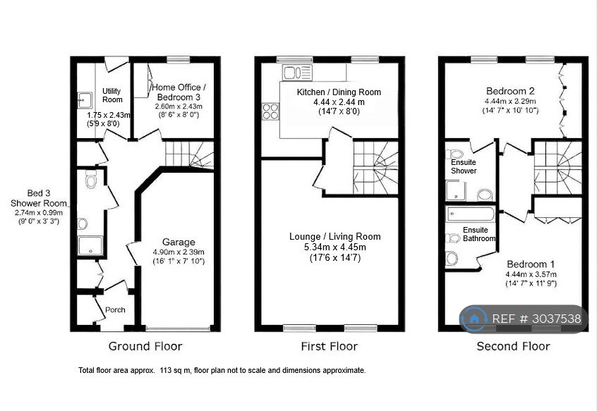 Scholars Walk, Langley, Slough floorplan