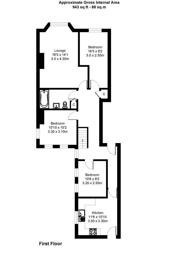St Georges Terrace, Newcastle Upon Tyne floorplan