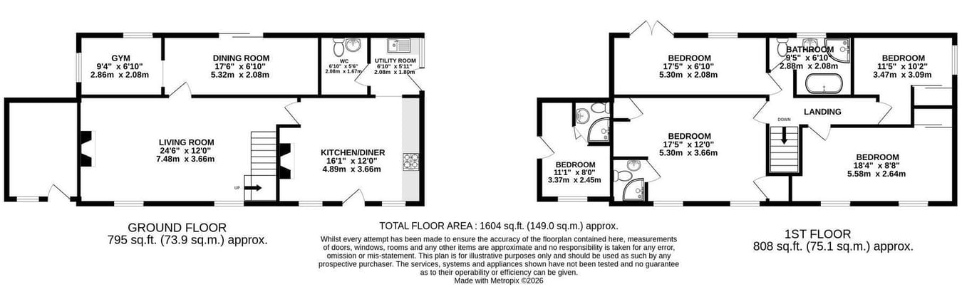 Edary House, Rhonas Road, Abergavenny floorplan