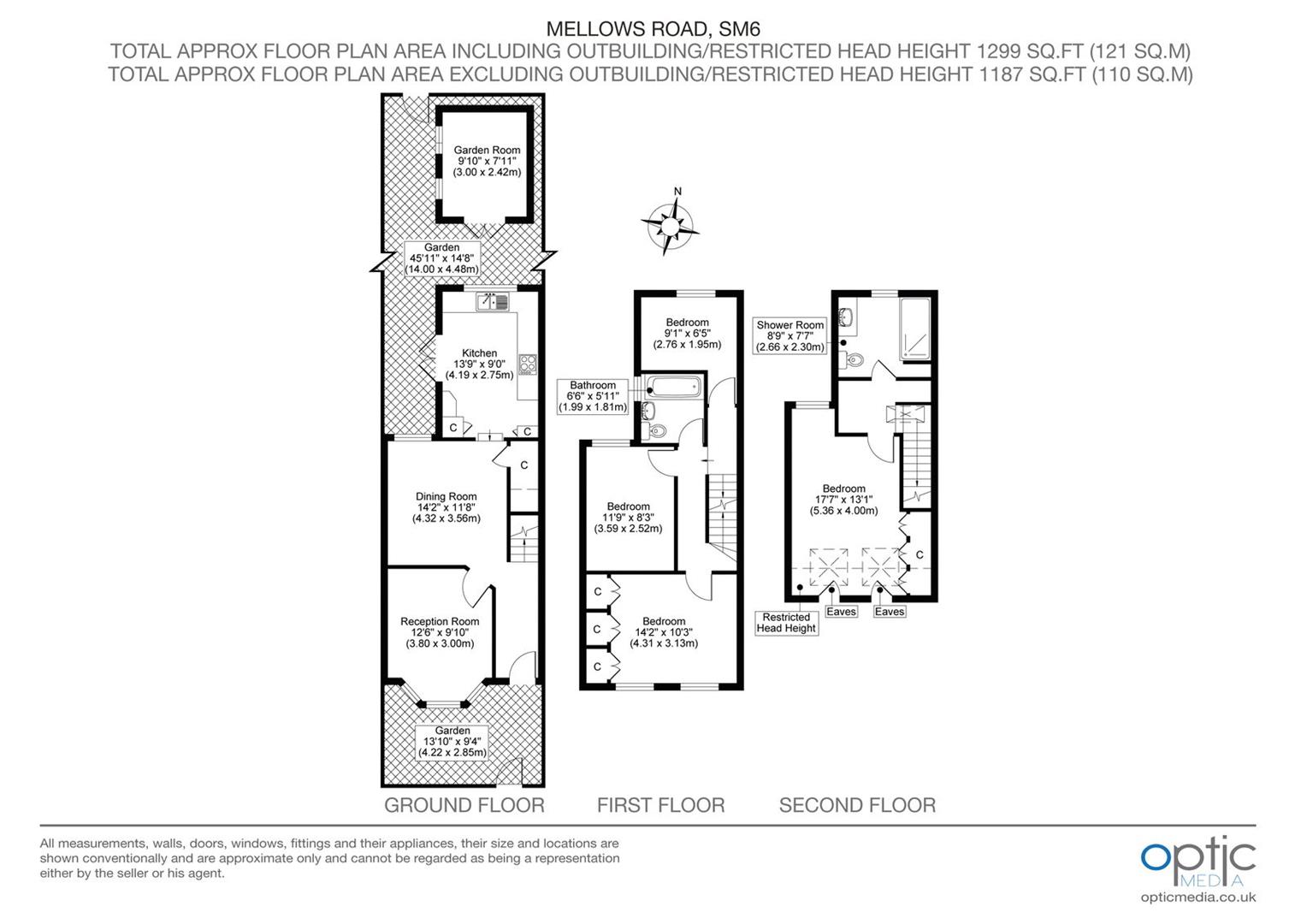 21, Mellows Road, Wallington floorplan