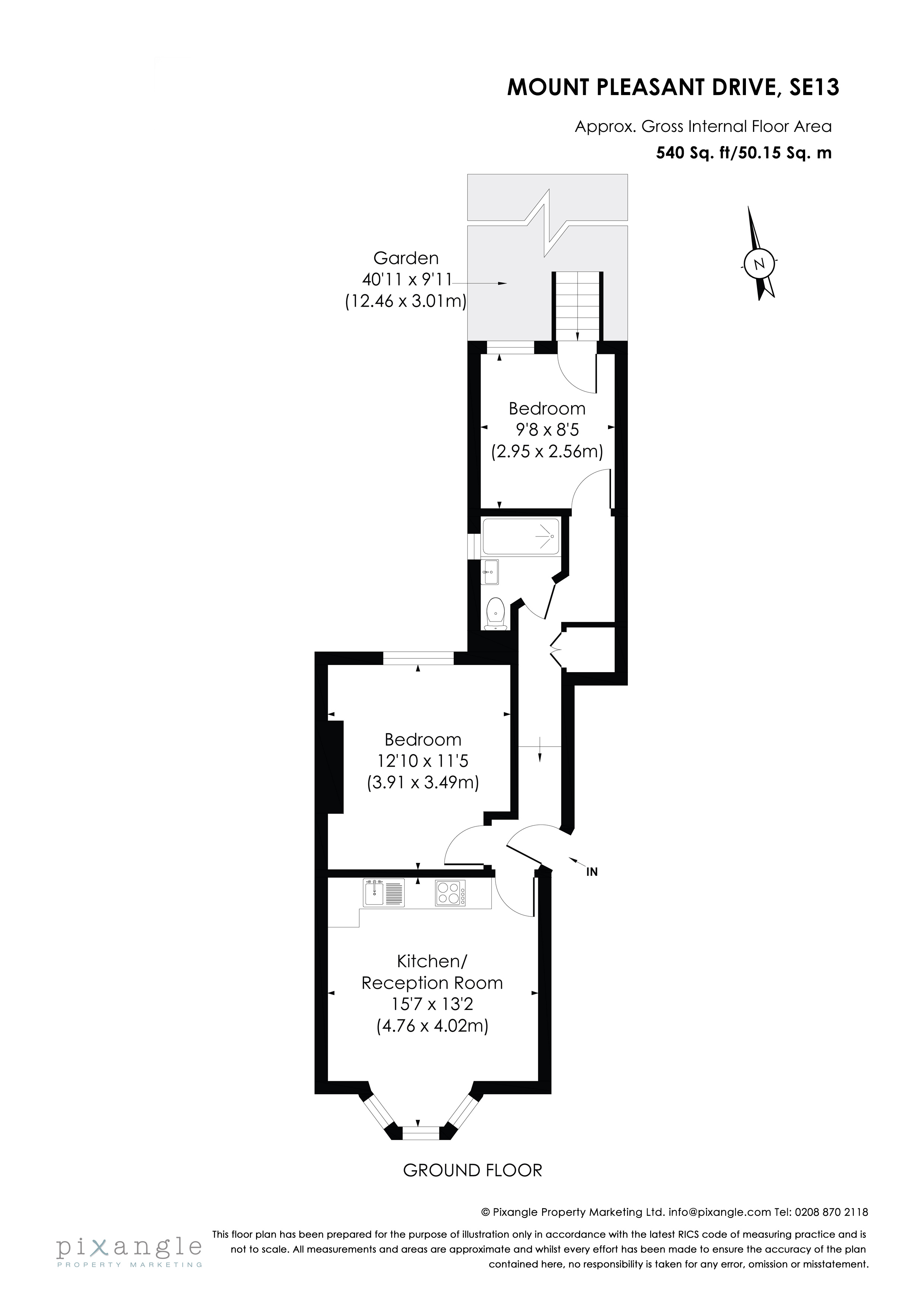 2 Bedrooms Flat to rent in Mount Pleasant Road, London SE13