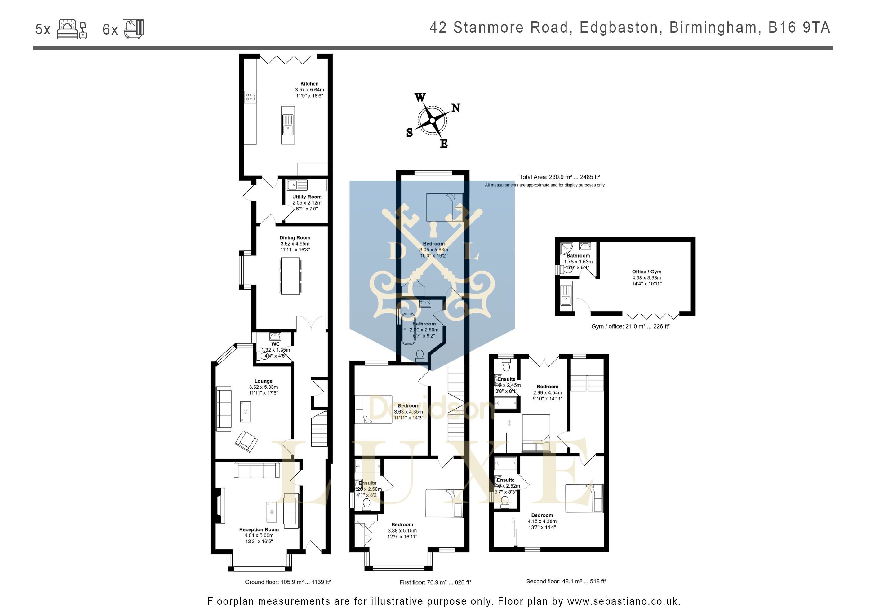 42, Stanmore Road, Birmingham floorplan