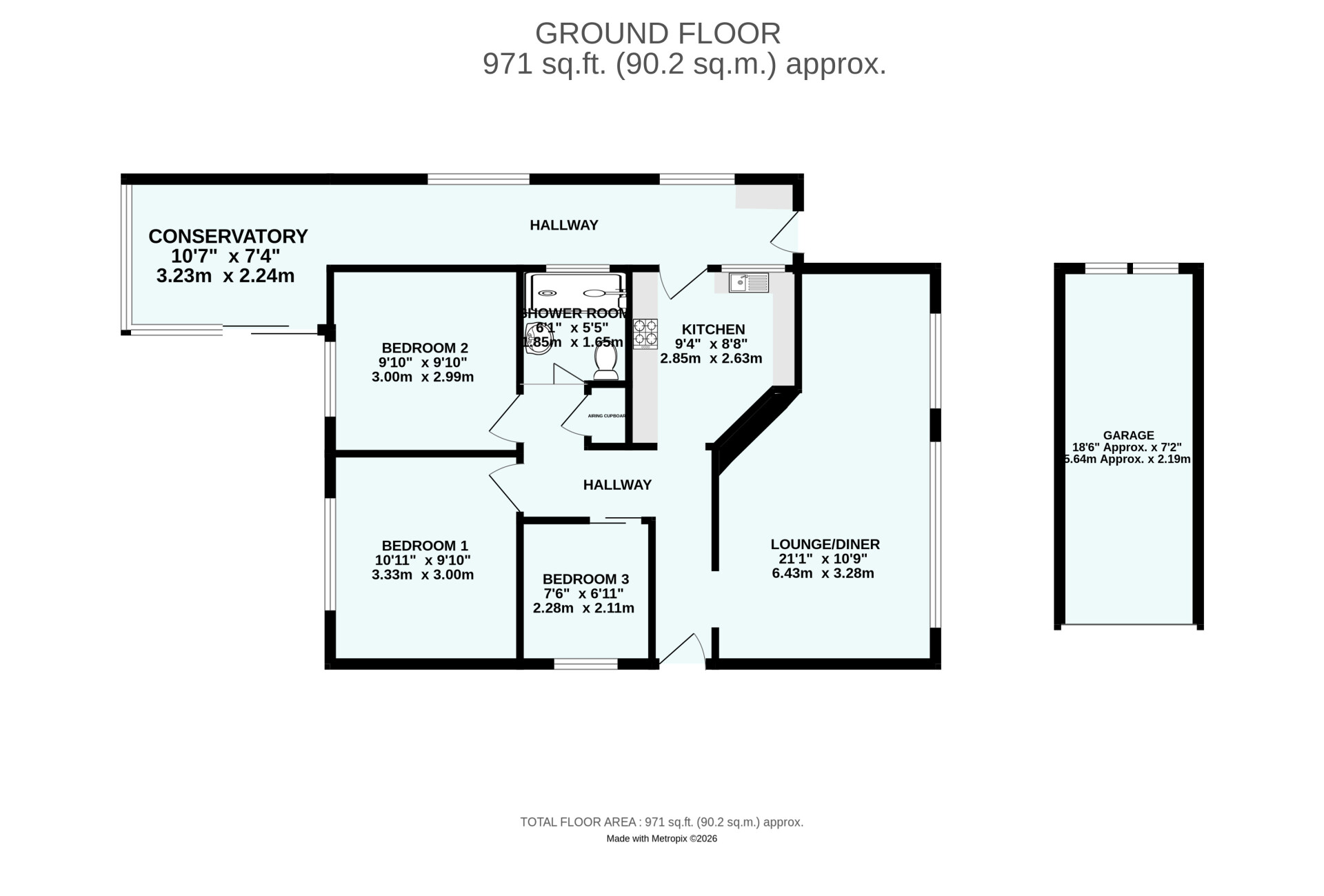 2, Rowan Way, Devon floorplan