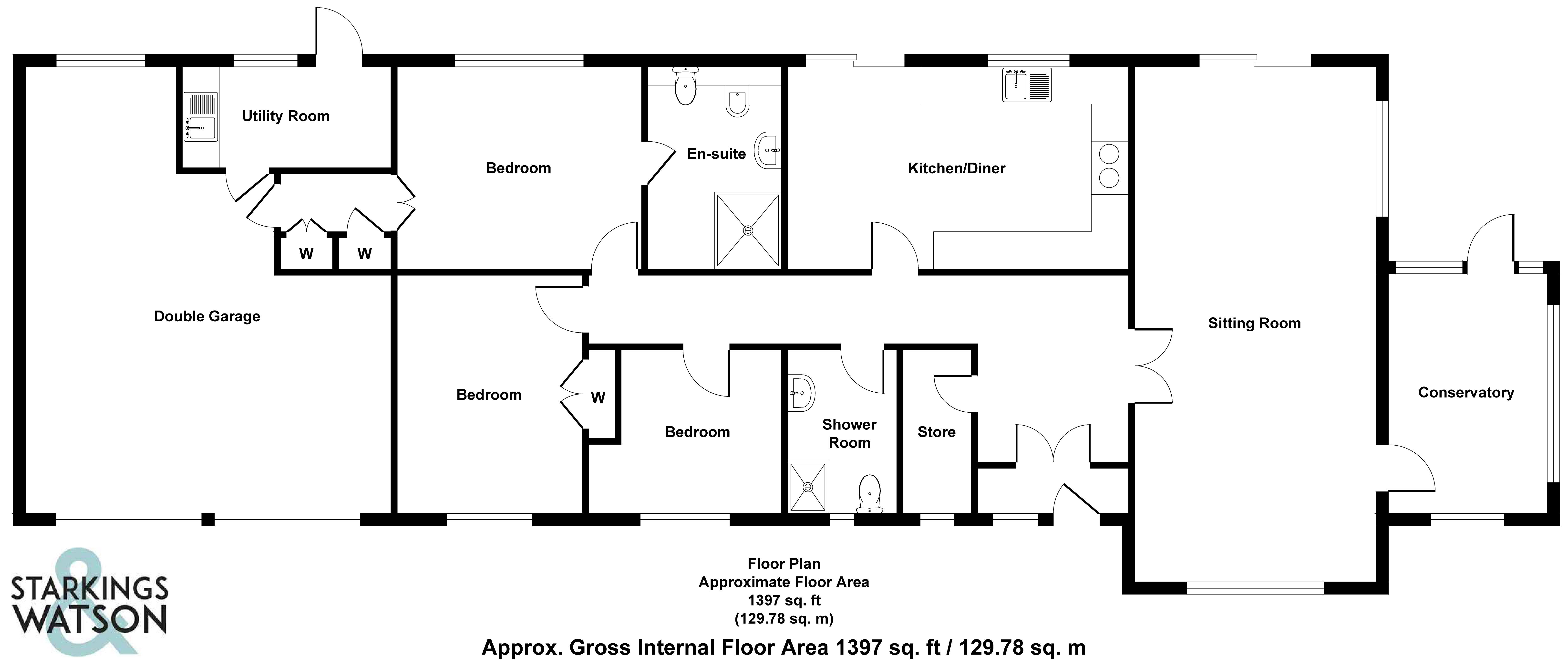 Marlingford Road, Bawburgh, Norwich NR9, 3 bedroom detached bungalow