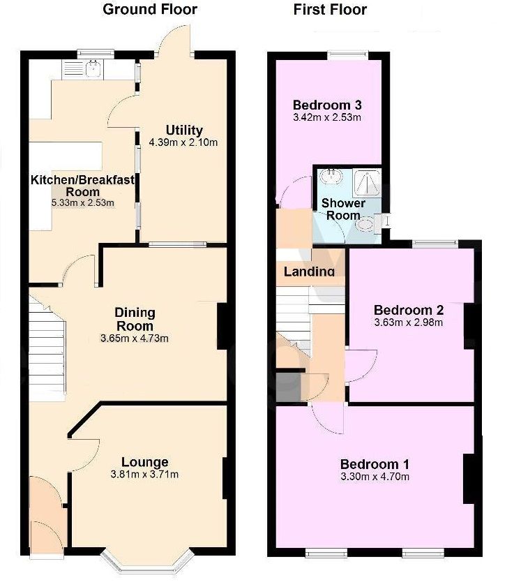 47, York Road, Paignton floorplan