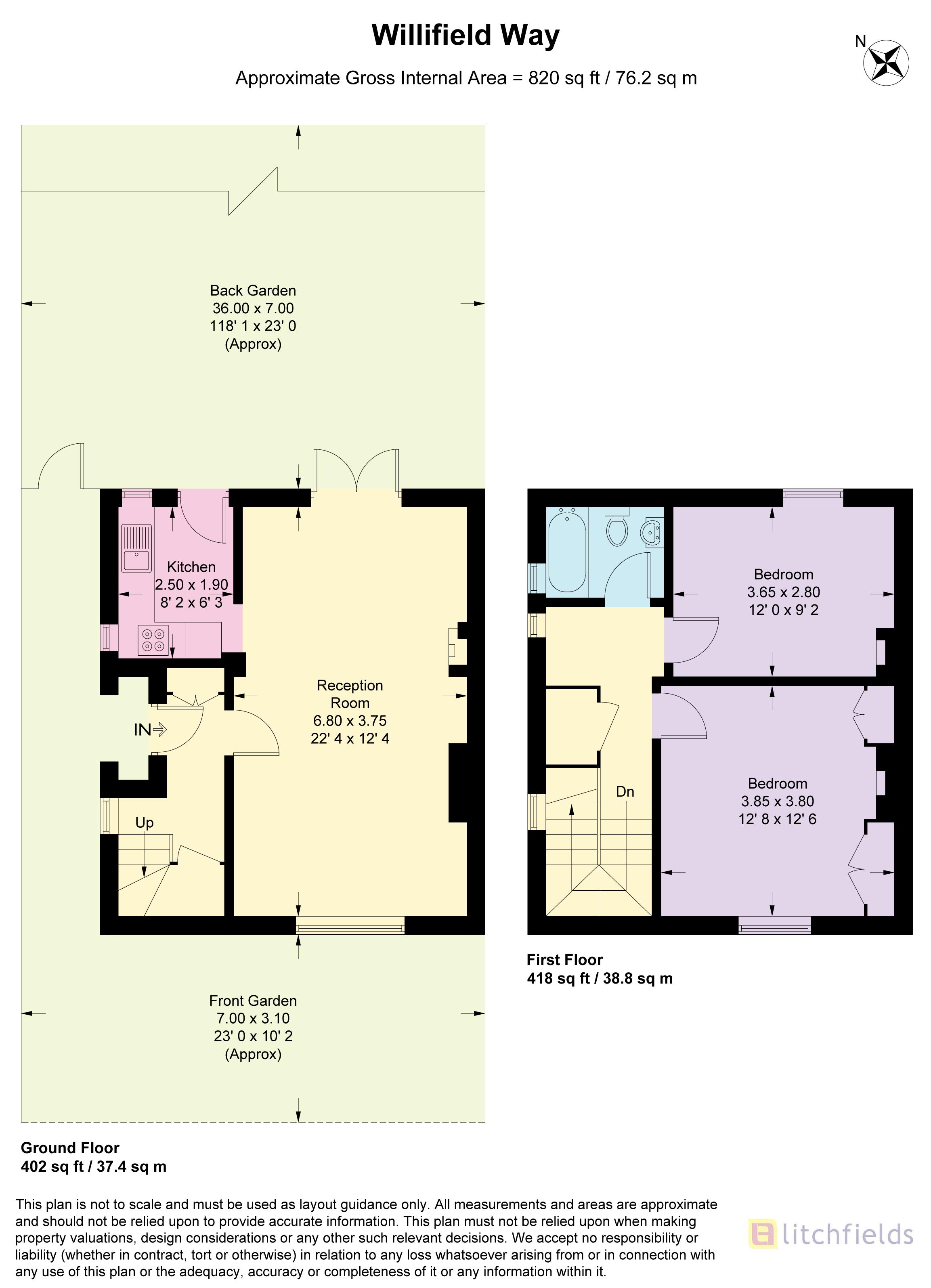 Willifield Way, Hampstead Garden Suburb floorplan