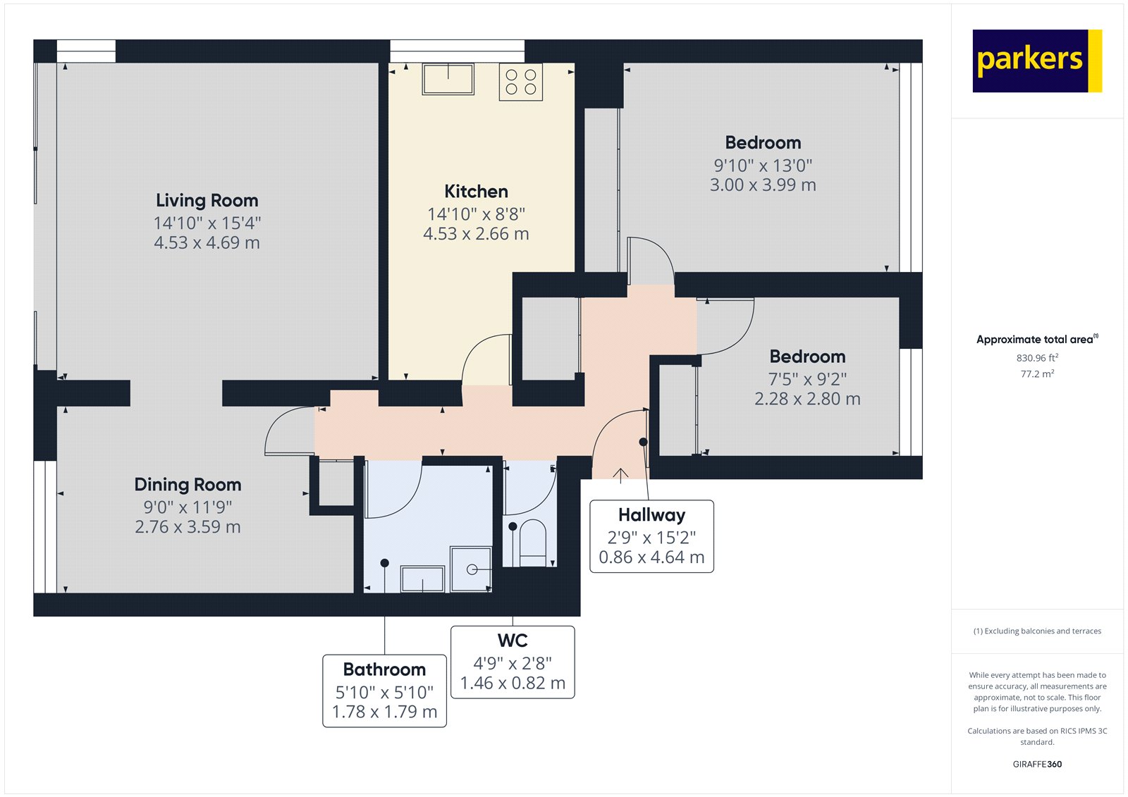 1 Hartslock Court,, Shooters Hill, Reading floorplan