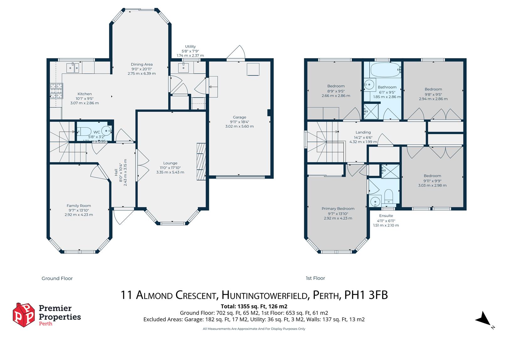11, Almond Crescent, Perth floorplan