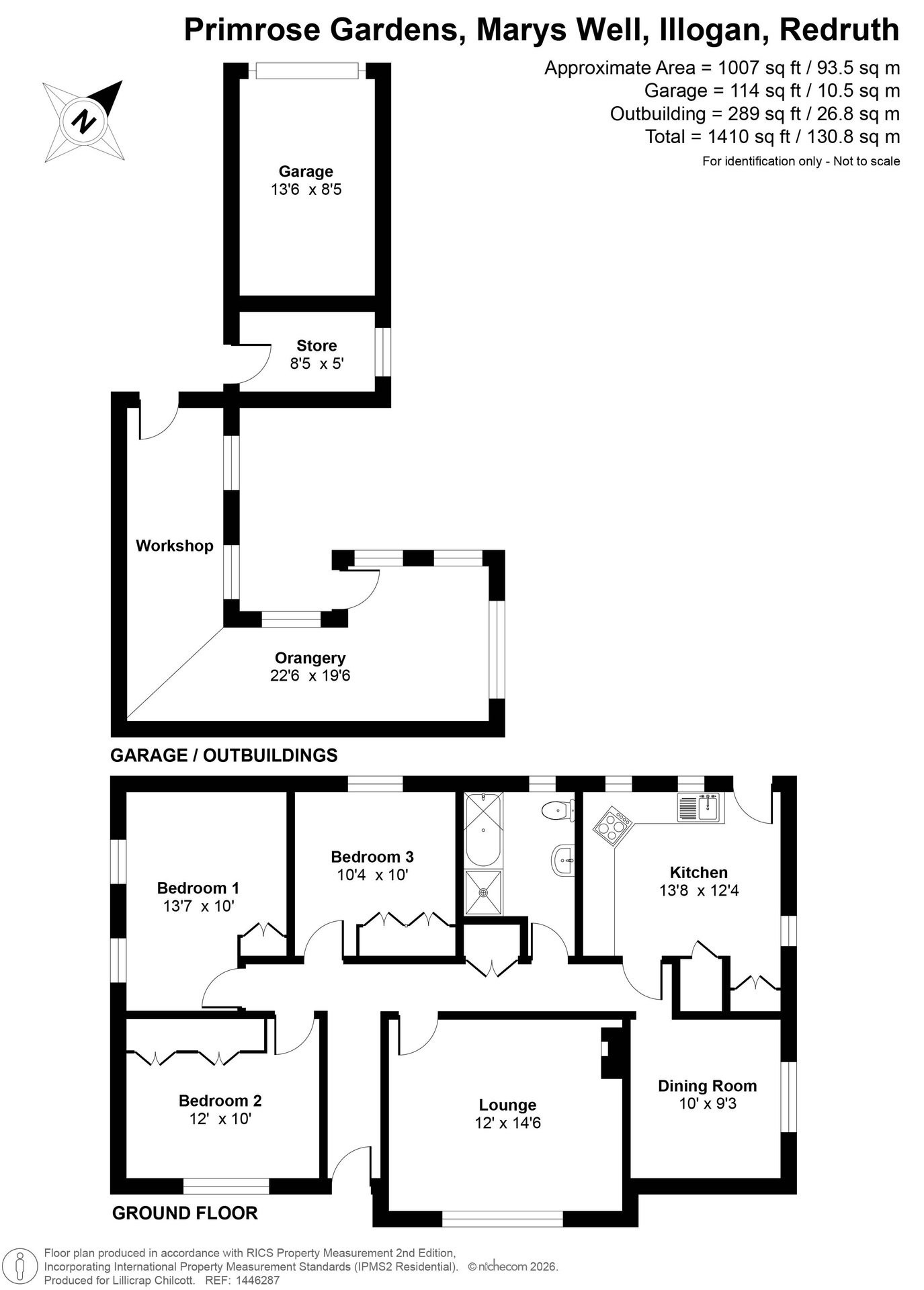 4 Primrose Gardens, Redruth floorplan