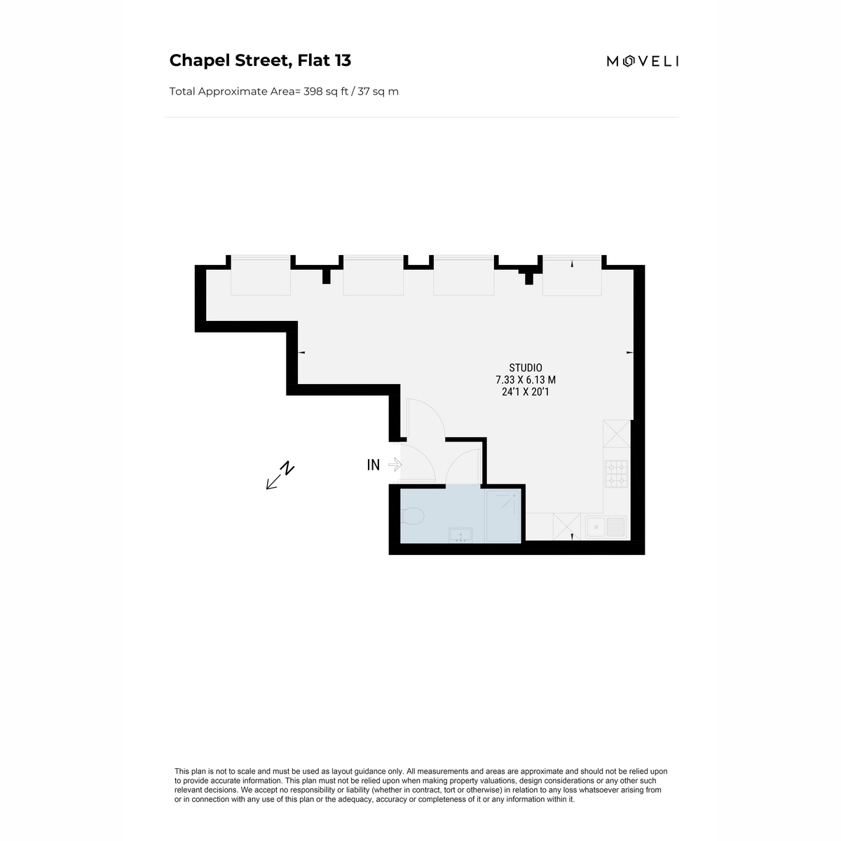 Flat Flat 13, 66-68, Chapel Street, Marlow floorplan