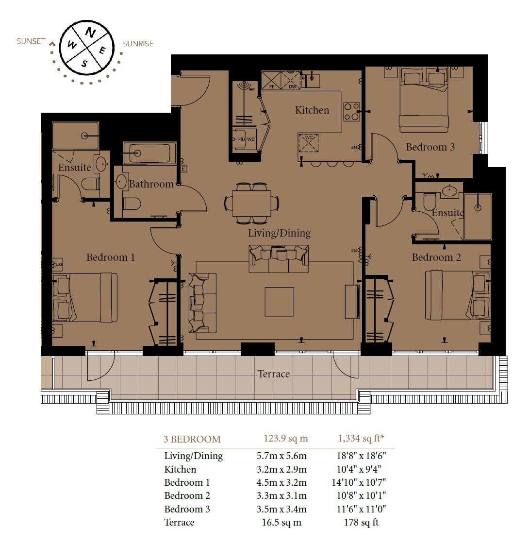Filmworks Walk, London floorplan