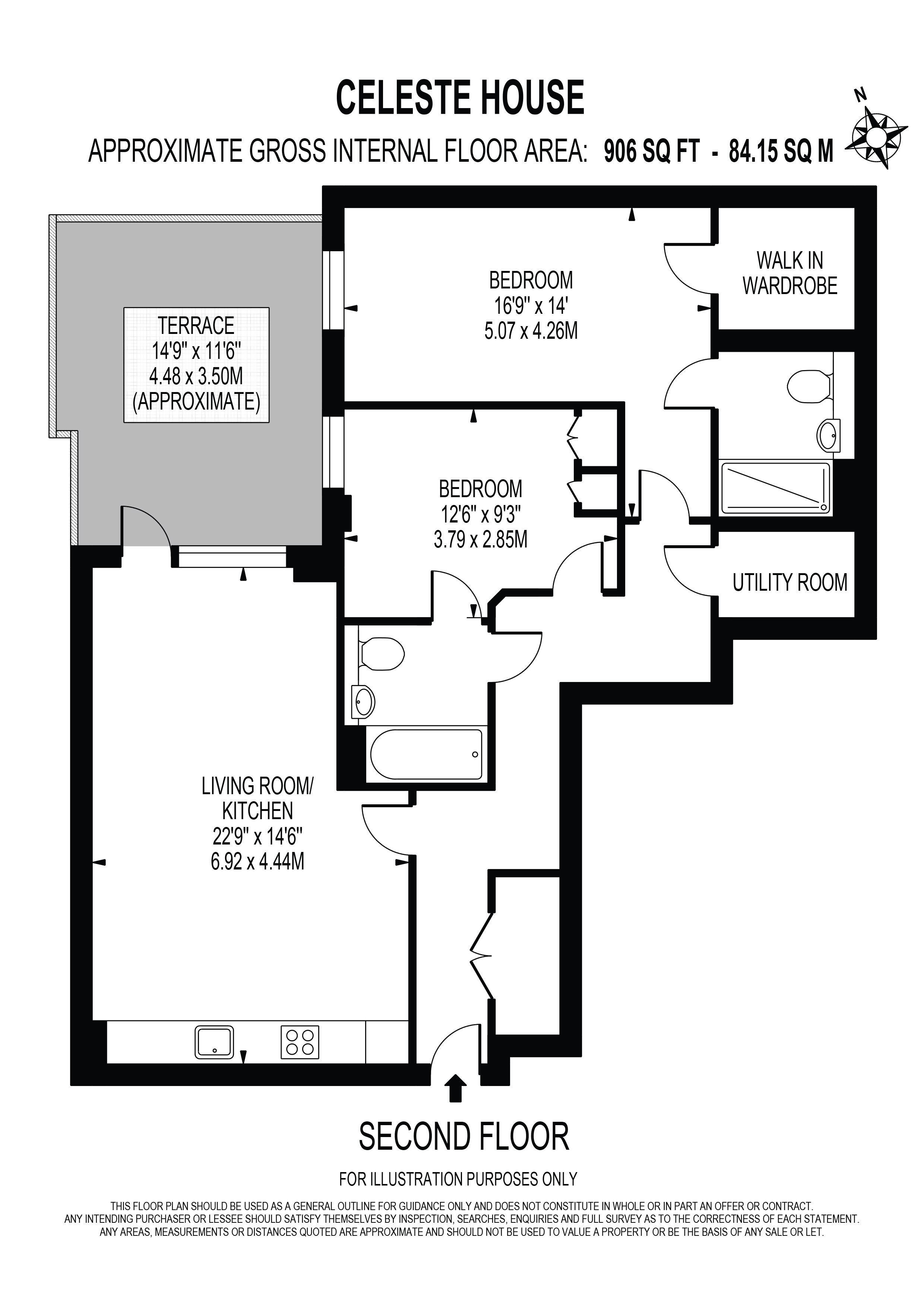 21 Celeste House 1, Caversham Road, London floorplan